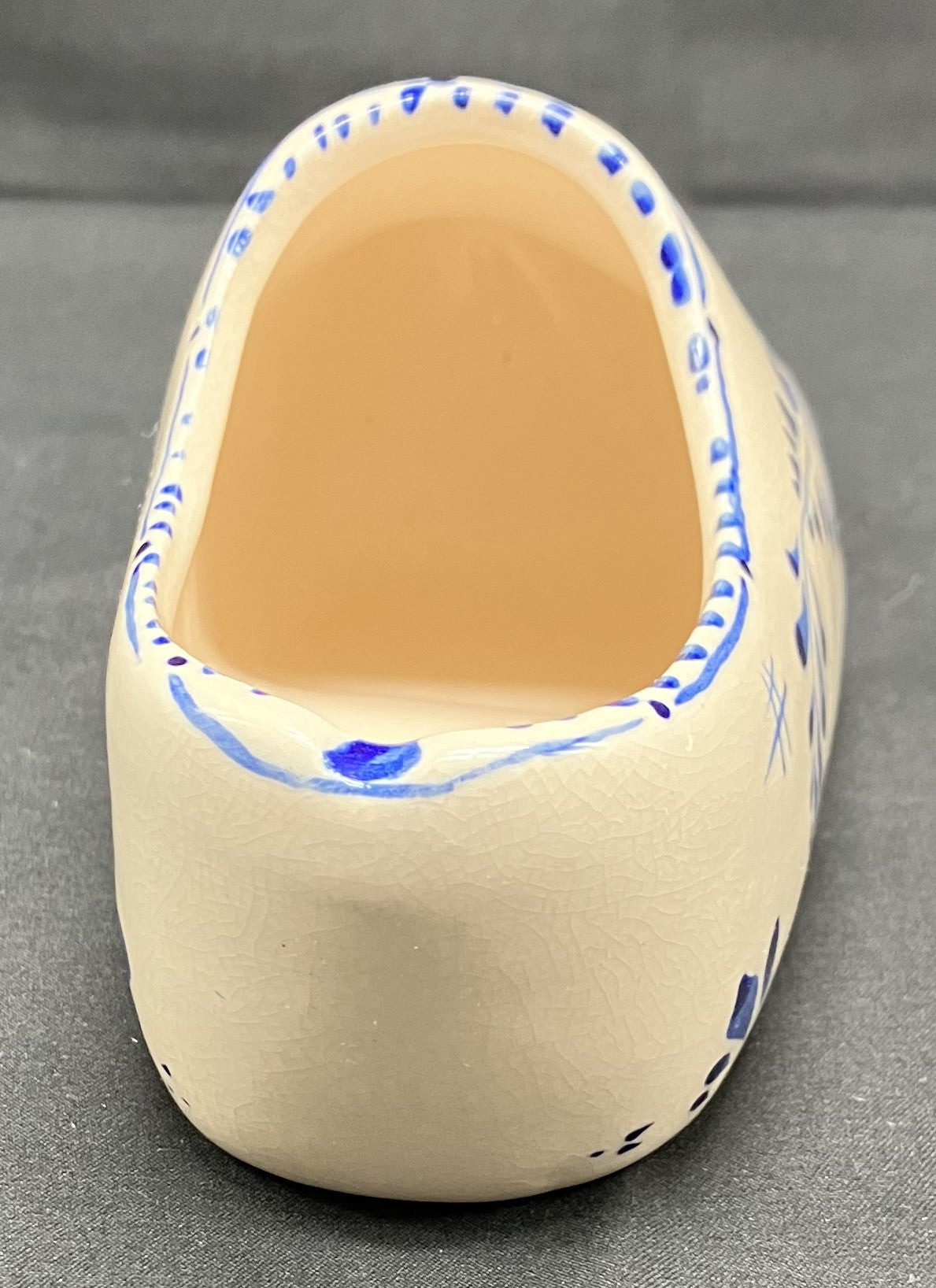 Dutch Holland Delft Blue Porcelain Shoe Windmill Hand painted