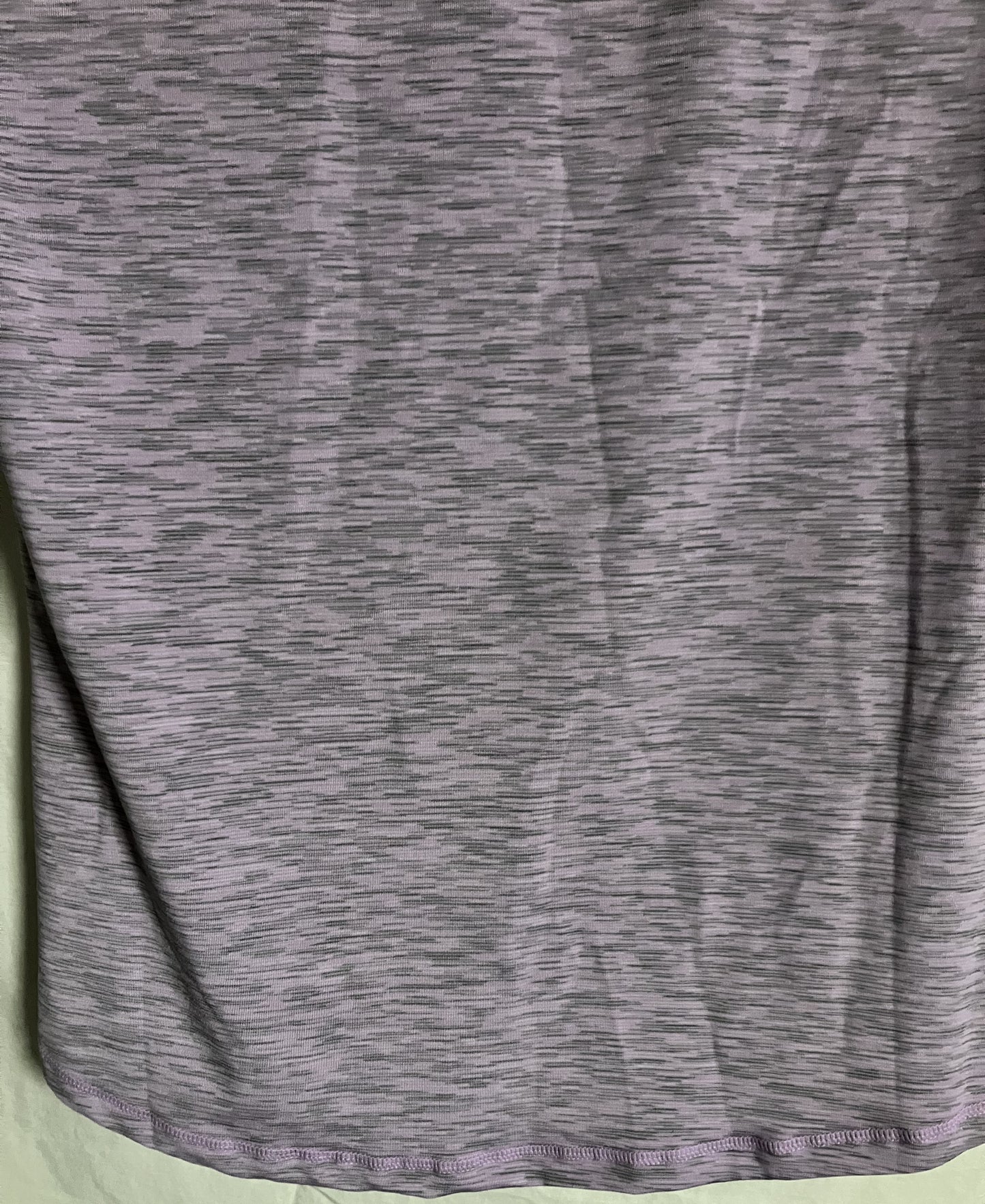 Women's Activewear Shirt, Velocity, Purple and Gray, Sz Medium