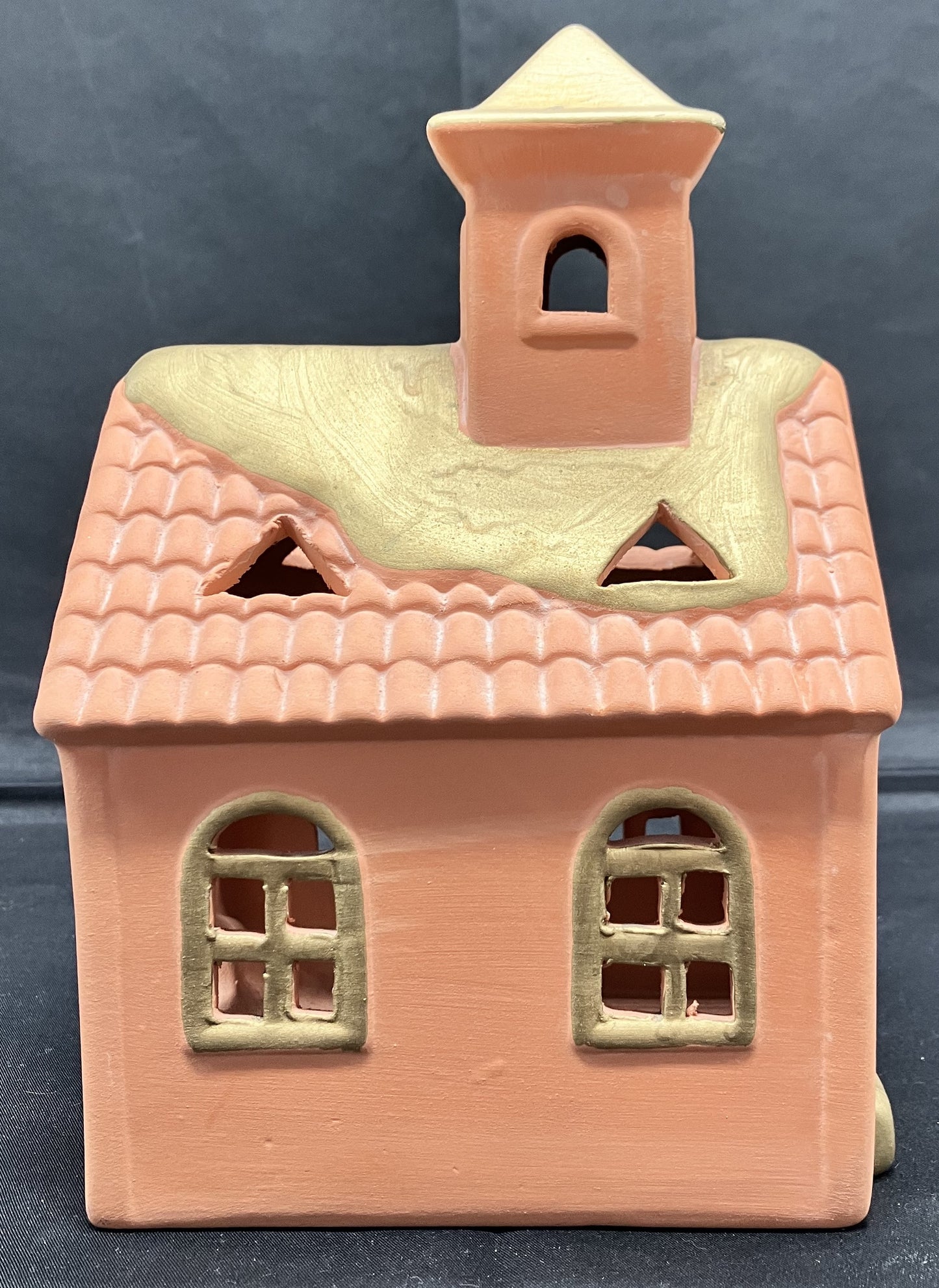 Studio Nova Terra Cotta Chapel Votive Candle Holder