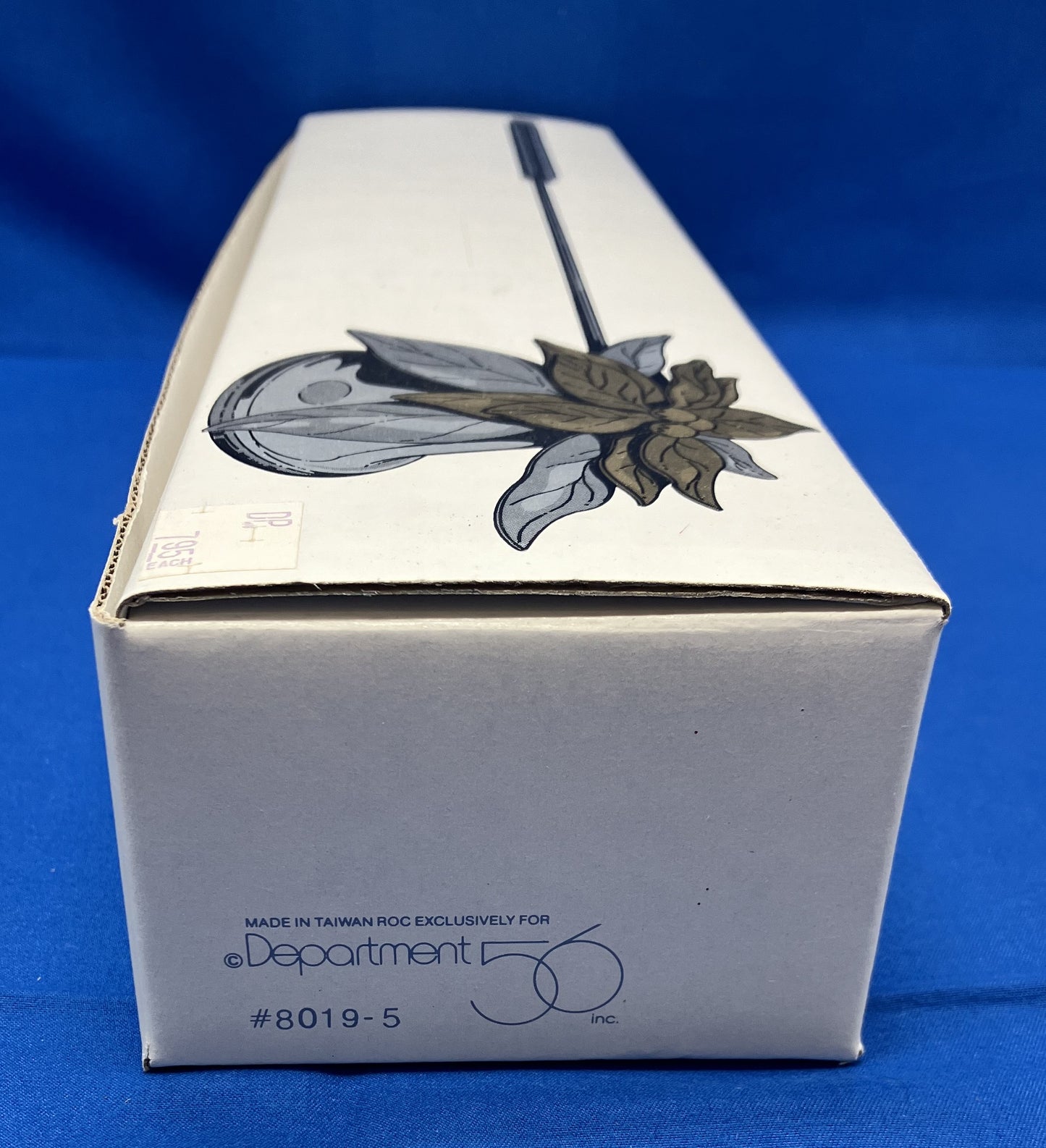 Poinsettia Candle Snuffer Vintage Dept 56 Gold & Silver