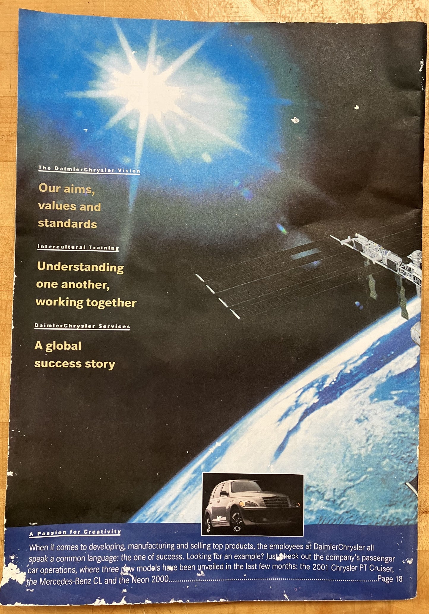 Daimler-Chrysler Employee Magazine Spring 1999 ISS