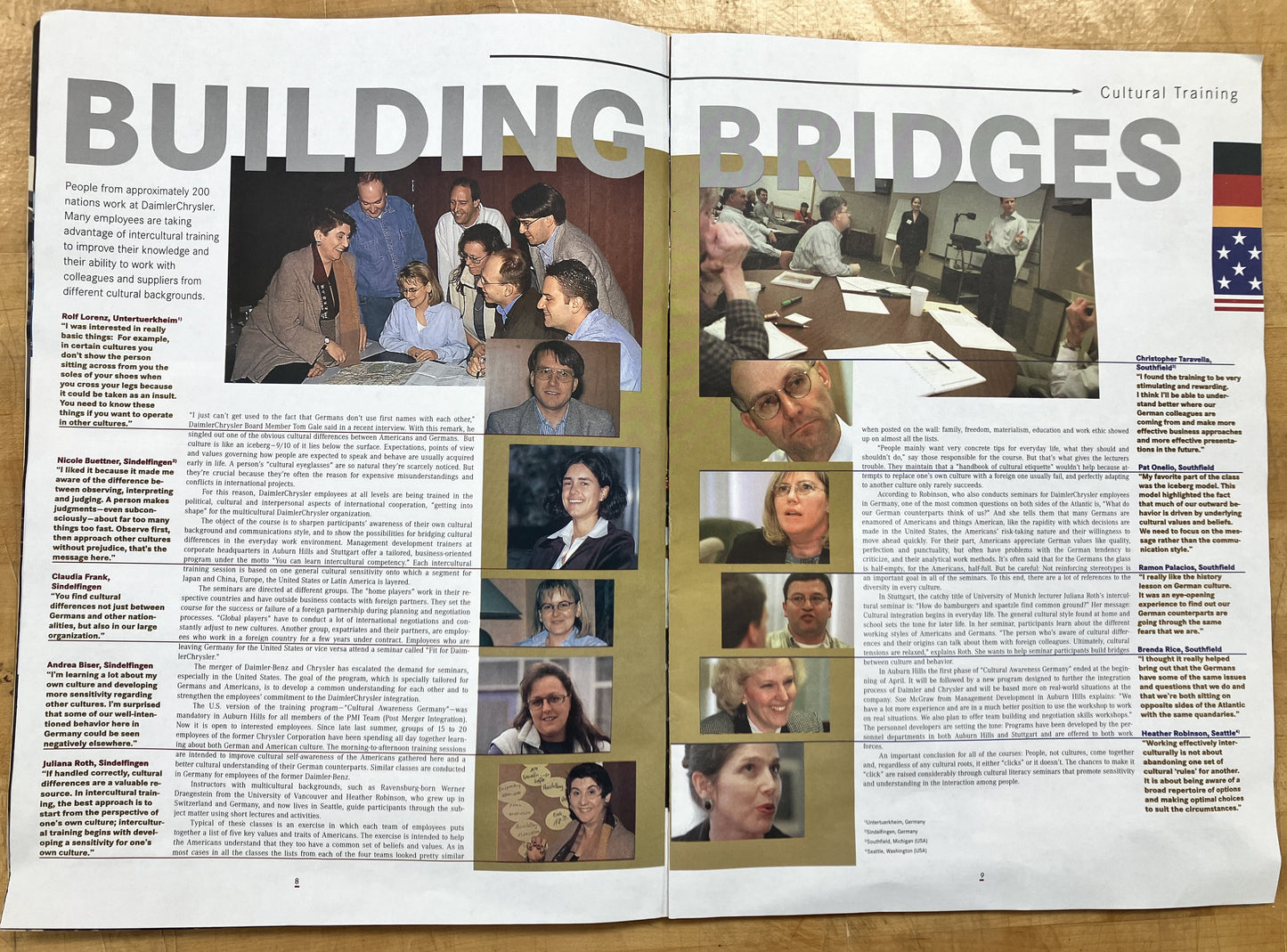 Daimler-Chrysler Employee Magazine Spring 1999 ISS