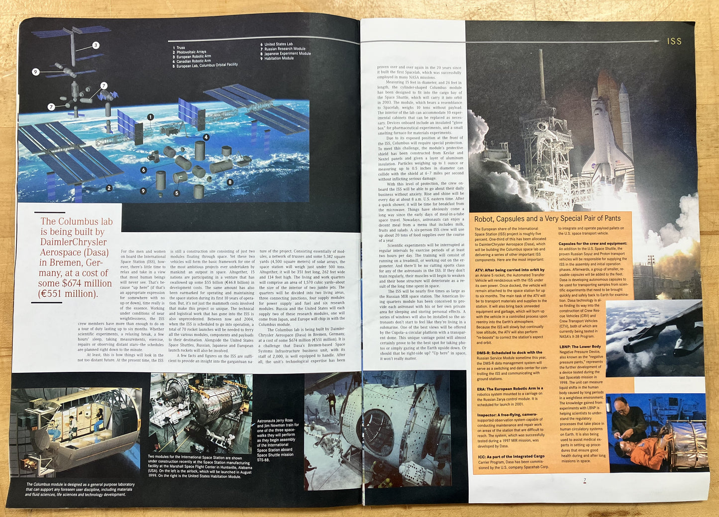 Daimler-Chrysler Employee Magazine Spring 1999 ISS