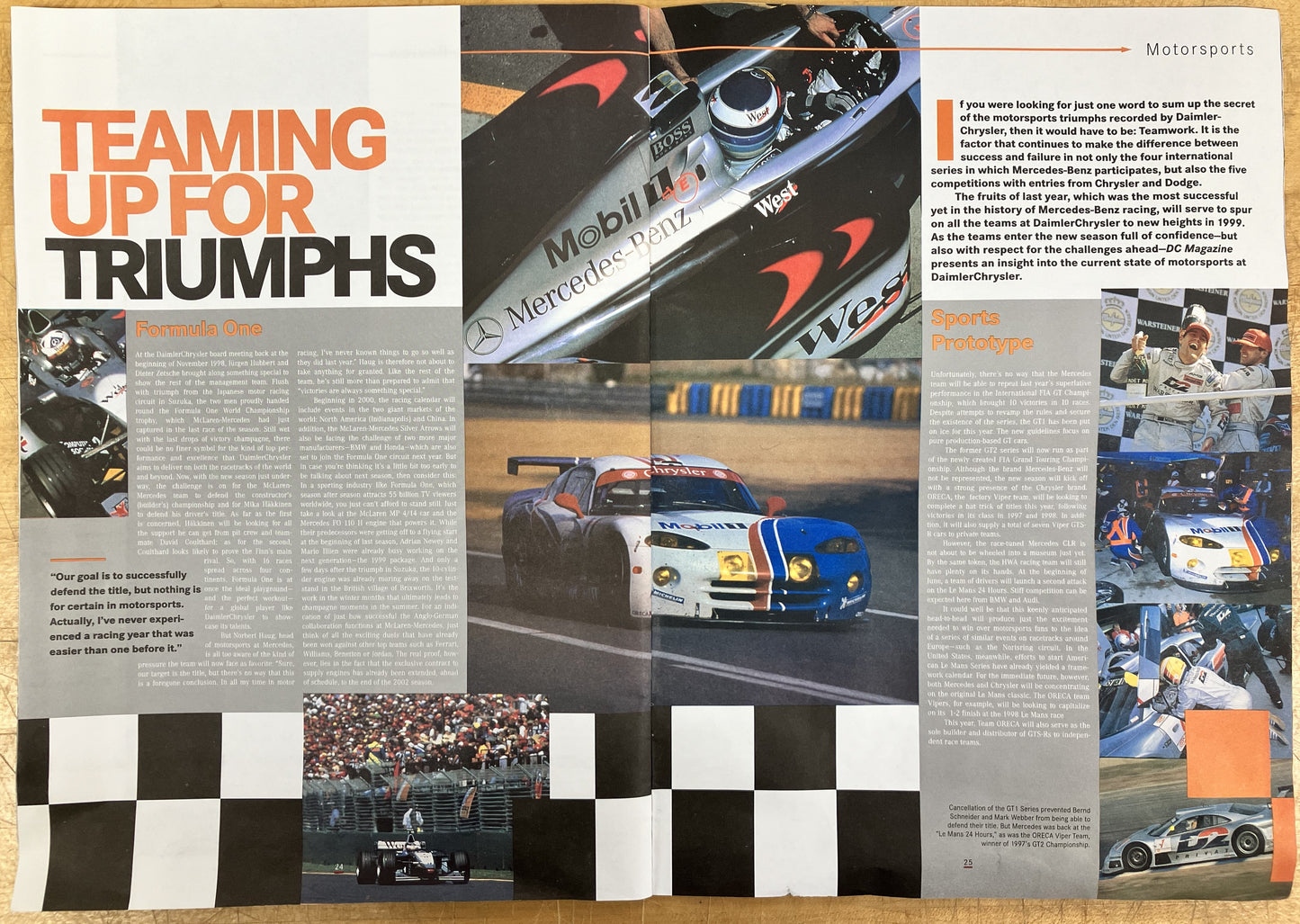 Daimler-Chrysler Employee Magazine Spring 1999 ISS