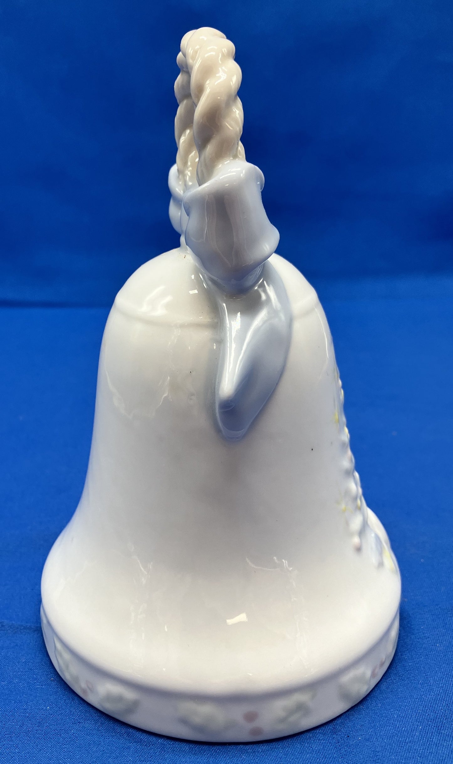Beautiful Vintage Porcelain Christmas Tree Bell Music Box