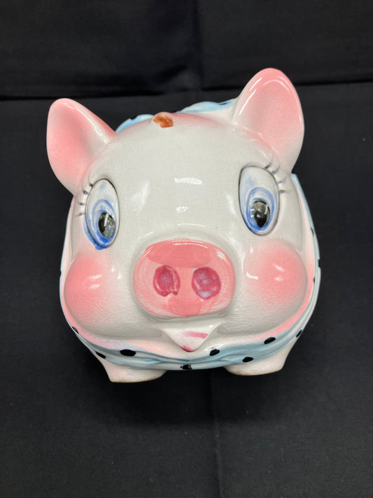 Lefton Ceramic Piggy Bank, Lefton 745N