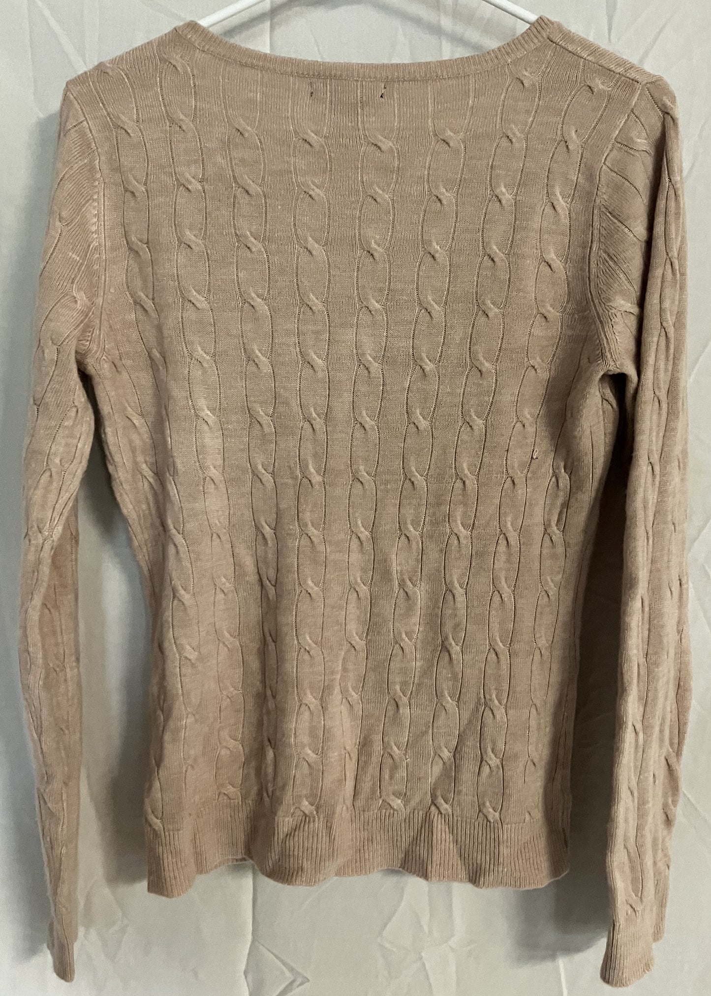 "New York and Co." Tan Knit Women's Sweater Medium