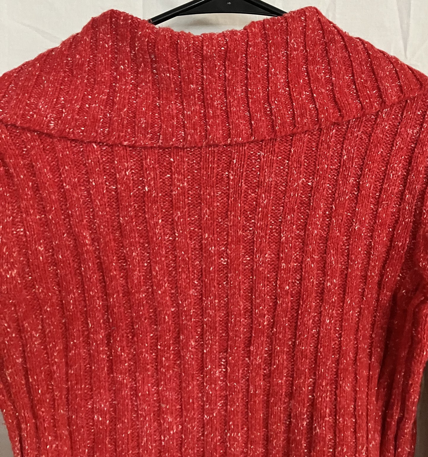 Mossimo Red Knit Turtleneck Sweater 40% Cotton, Small