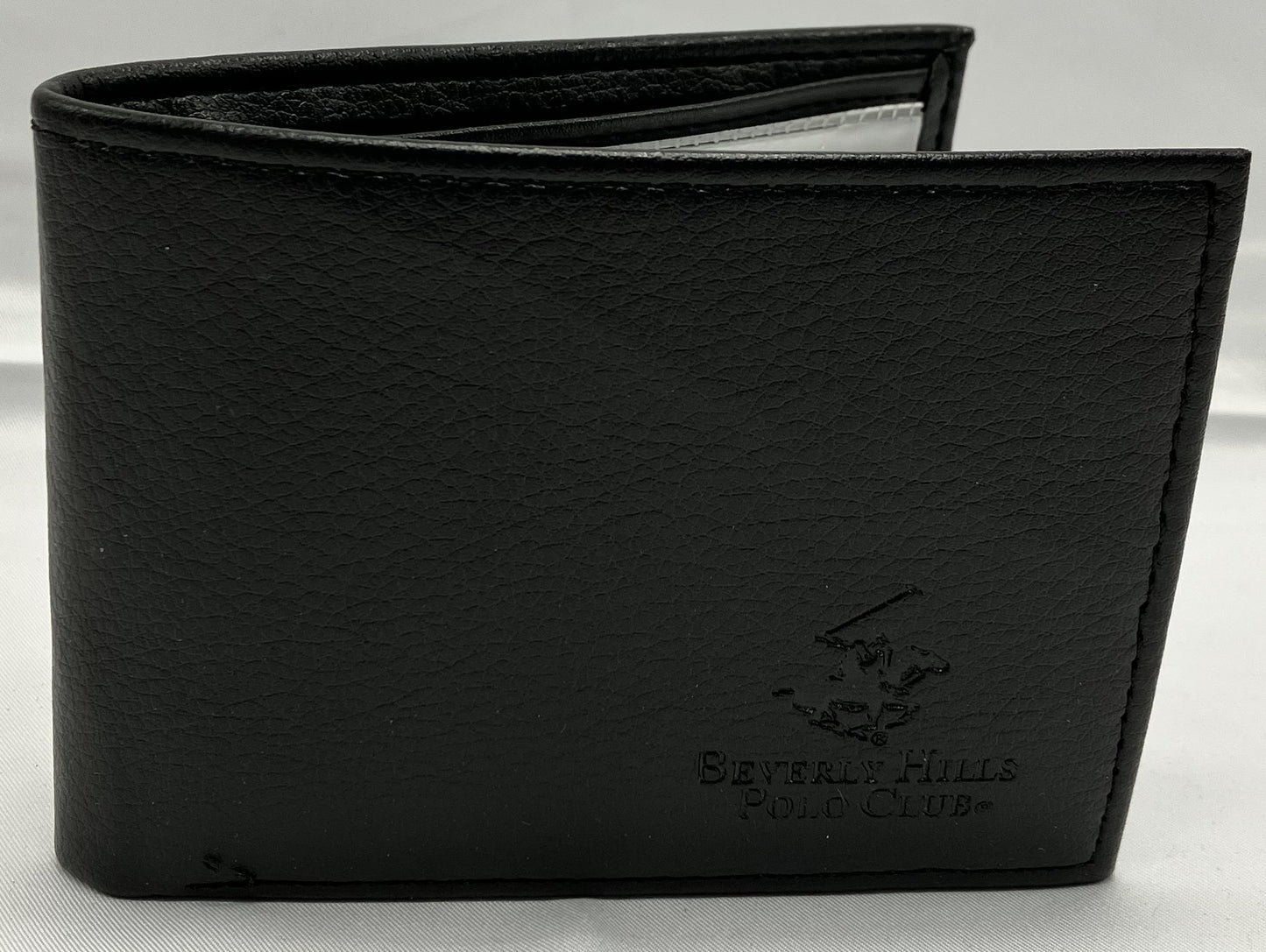 Beverly Hills Polo Club Black Leather Wallet Never Used