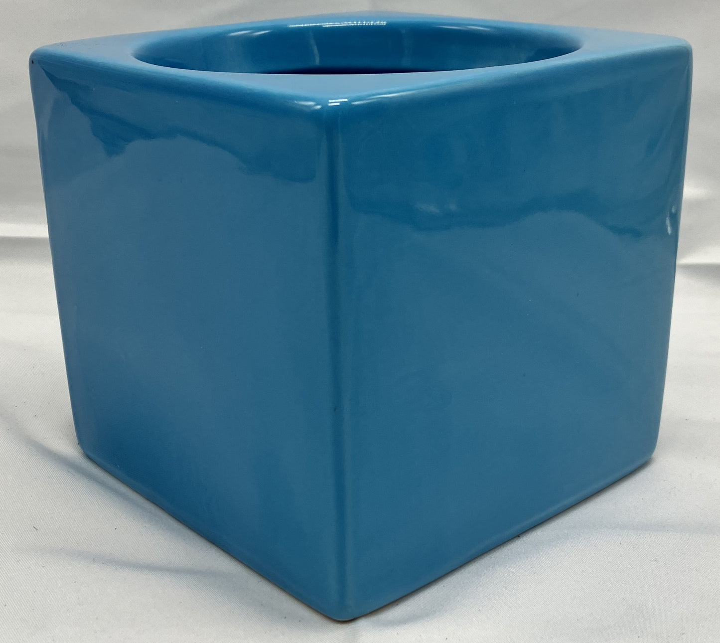 Square Blue Planter