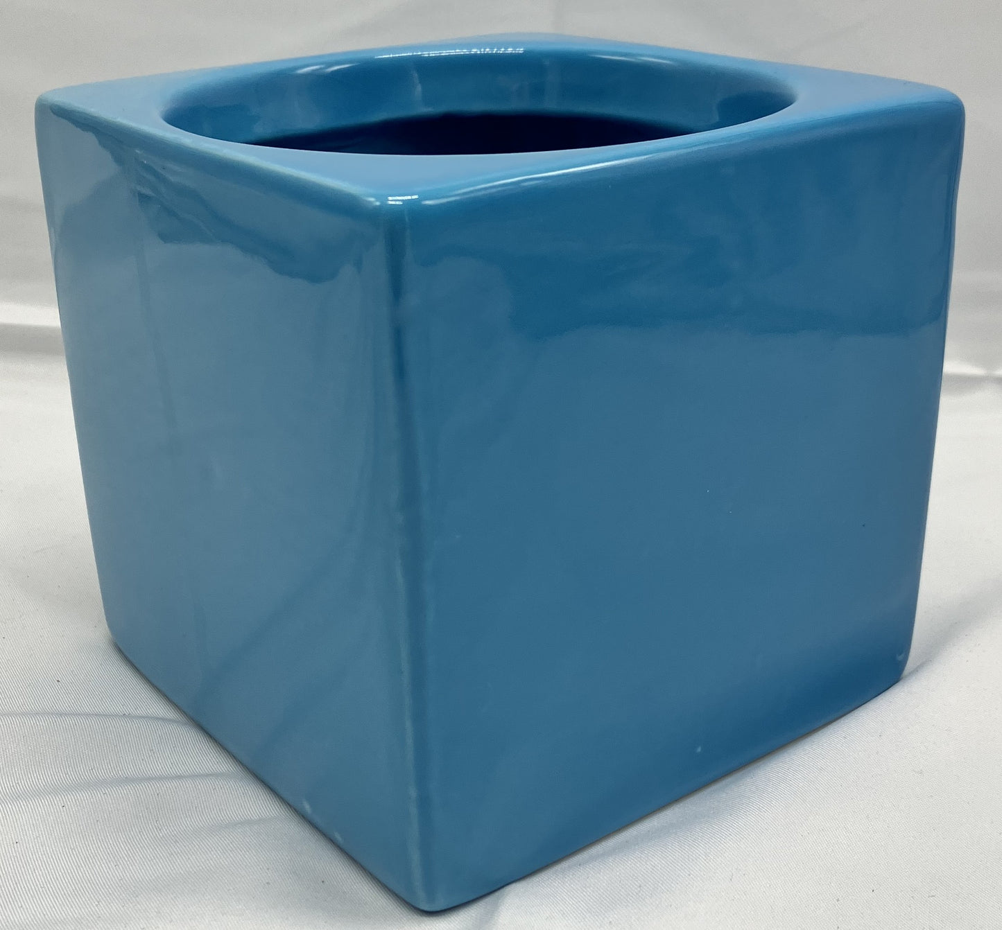 Square Blue Planter