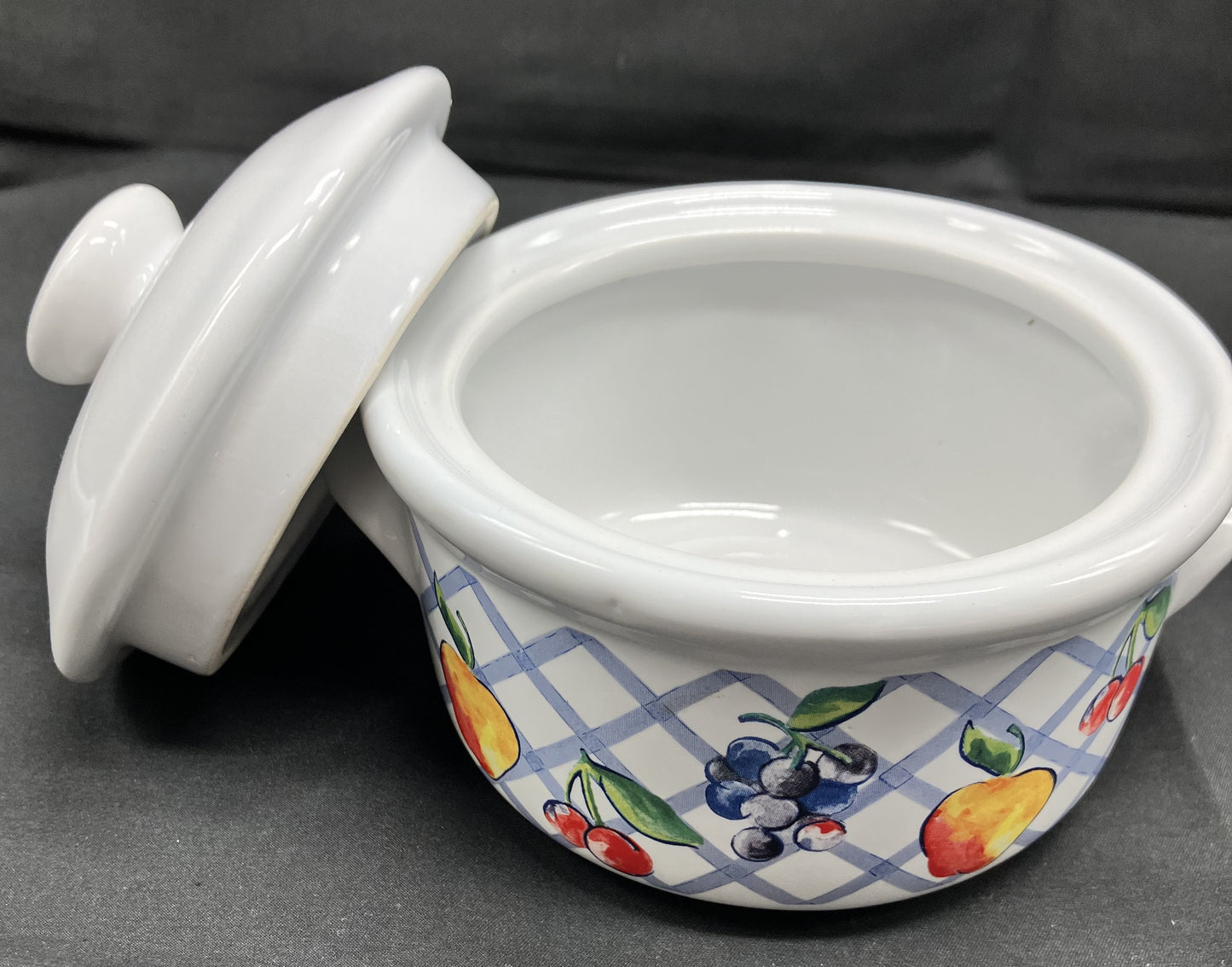 Soup Crocks with Lids - Set of 4 Porcelain