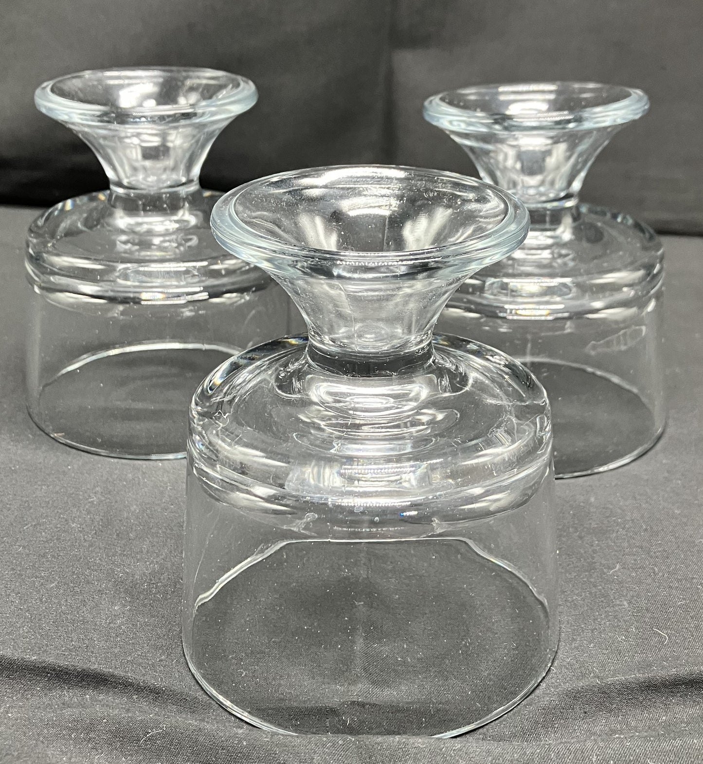 Individual Glass Trifle Bowls - Set of 3