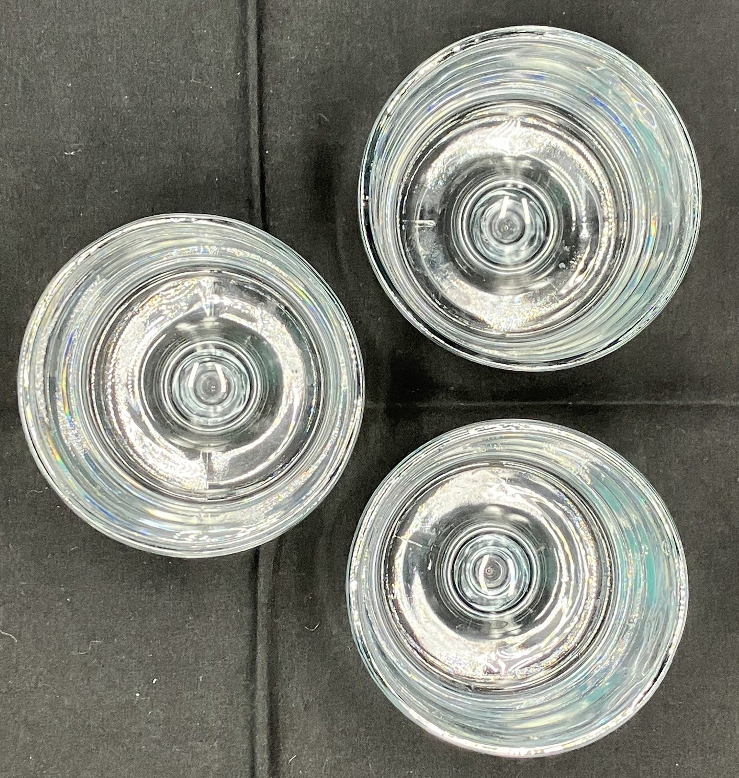 Individual Glass Trifle Bowls - Set of 3