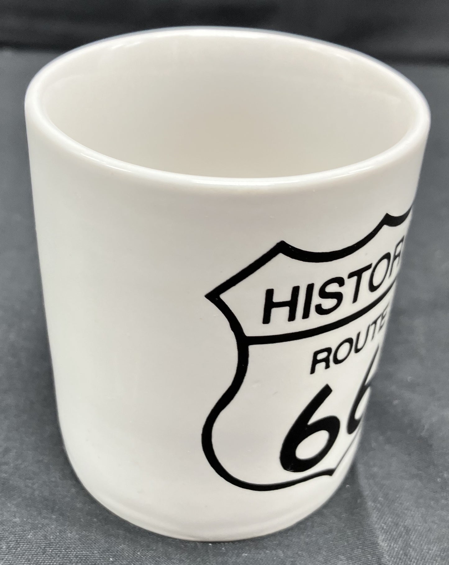 "Historic Route 66" Espresso Mug, Vintage, preowned