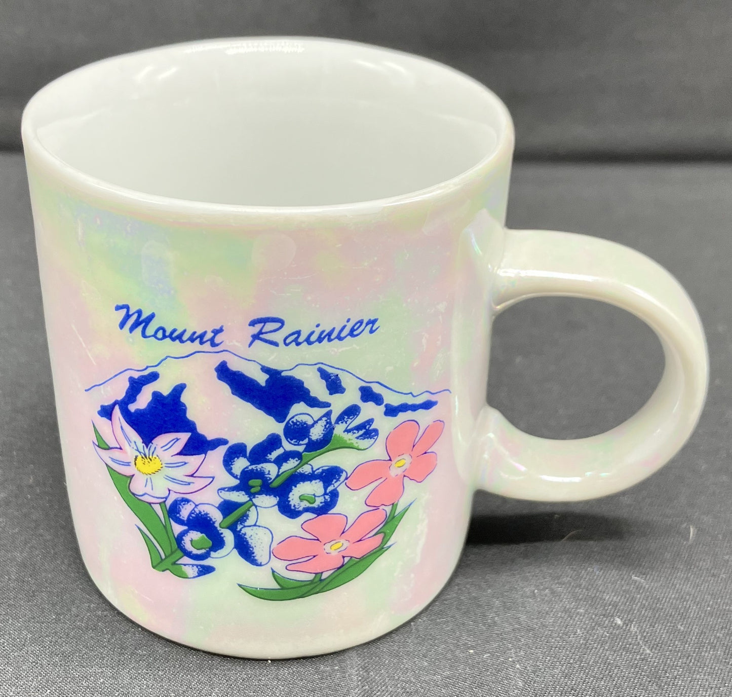 "Mount Ranier" collector Espresso cup, Pearlized finish, Multi Color