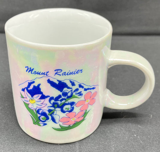 "Mount Ranier" collector Espresso cup, Pearlized finish, Multi Color