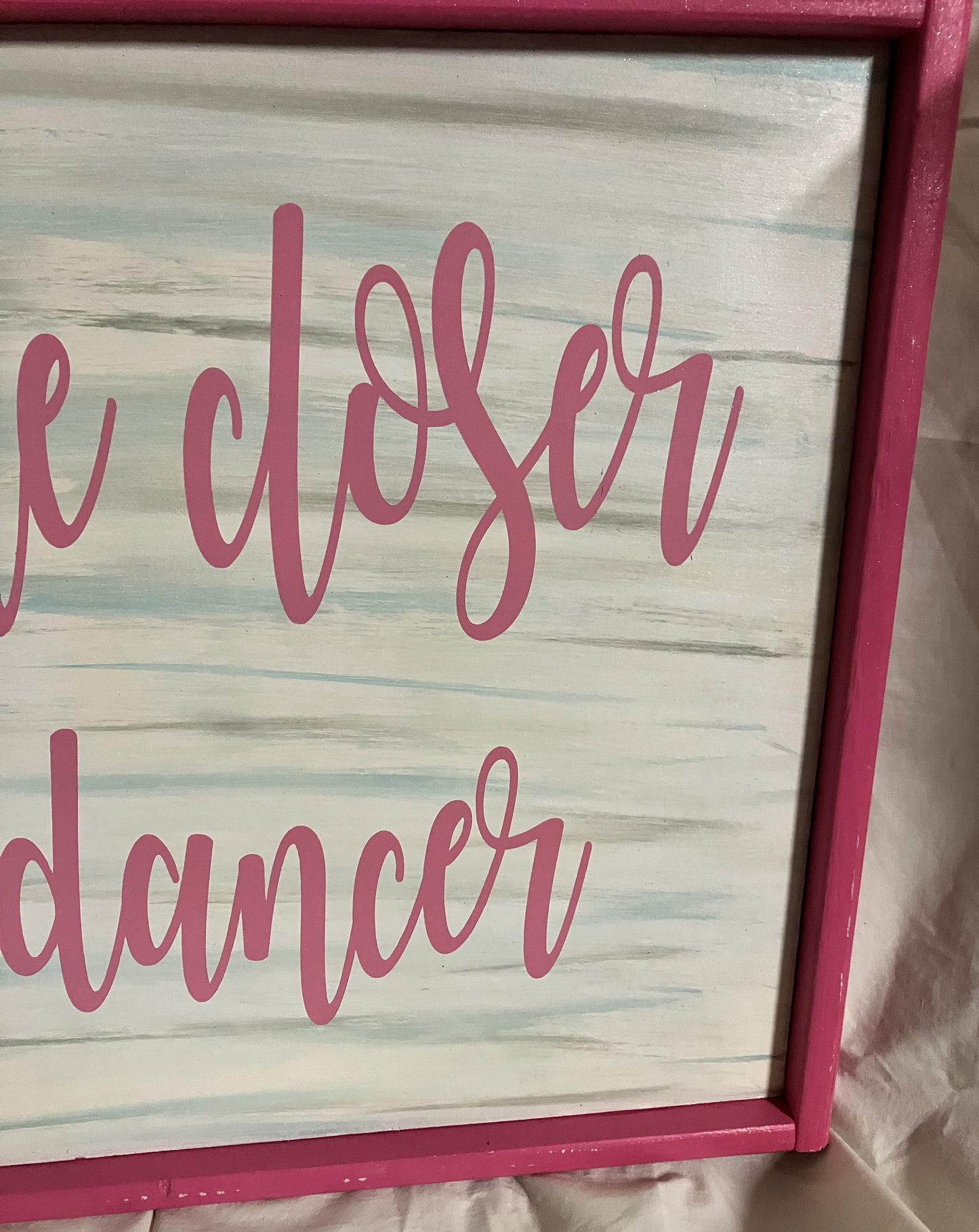 Wall Hanging - "hold me closer tiny dancer"