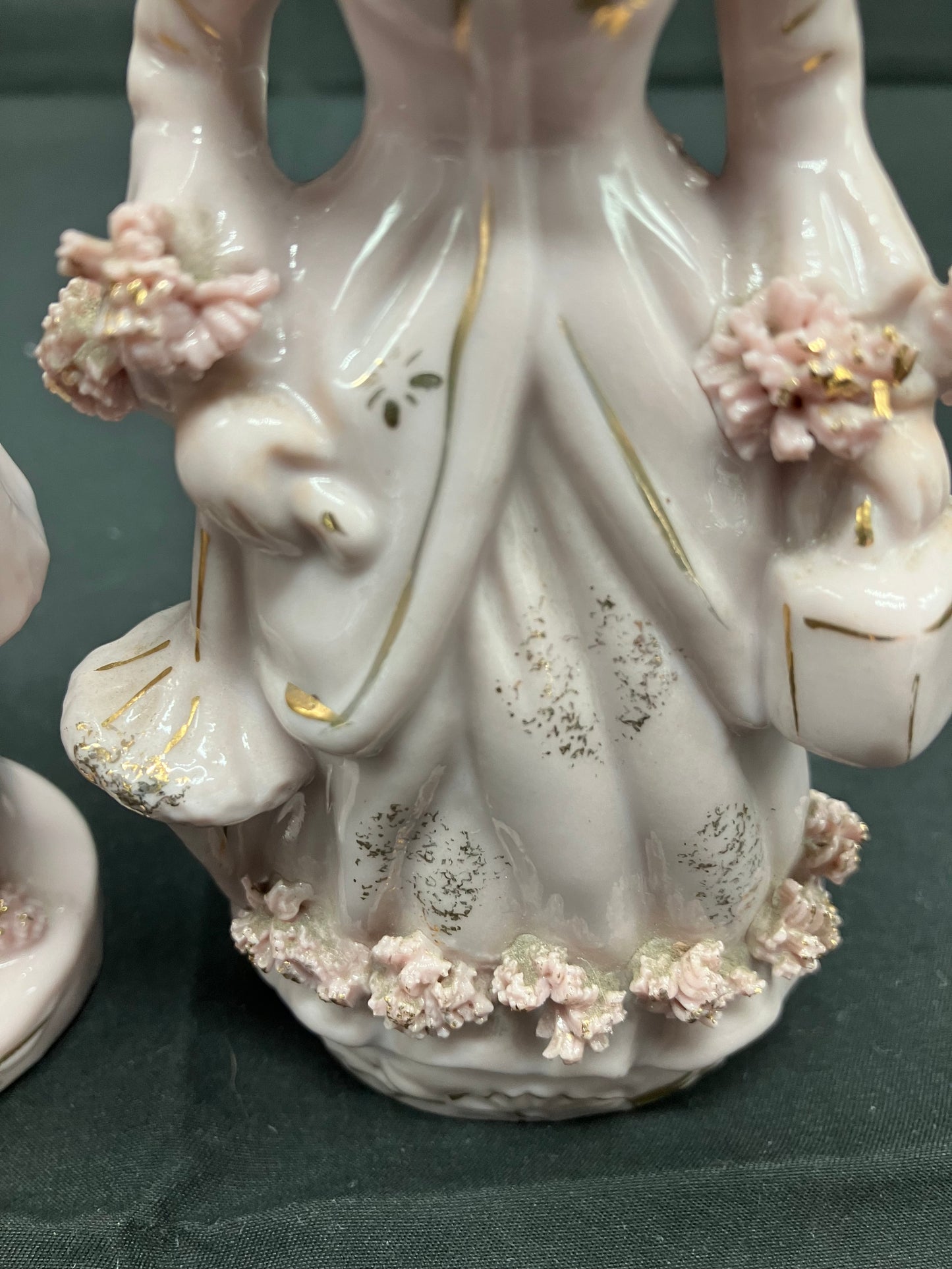 Porcelain Colonial Figurines, Vintage from Japan, Hand Painted