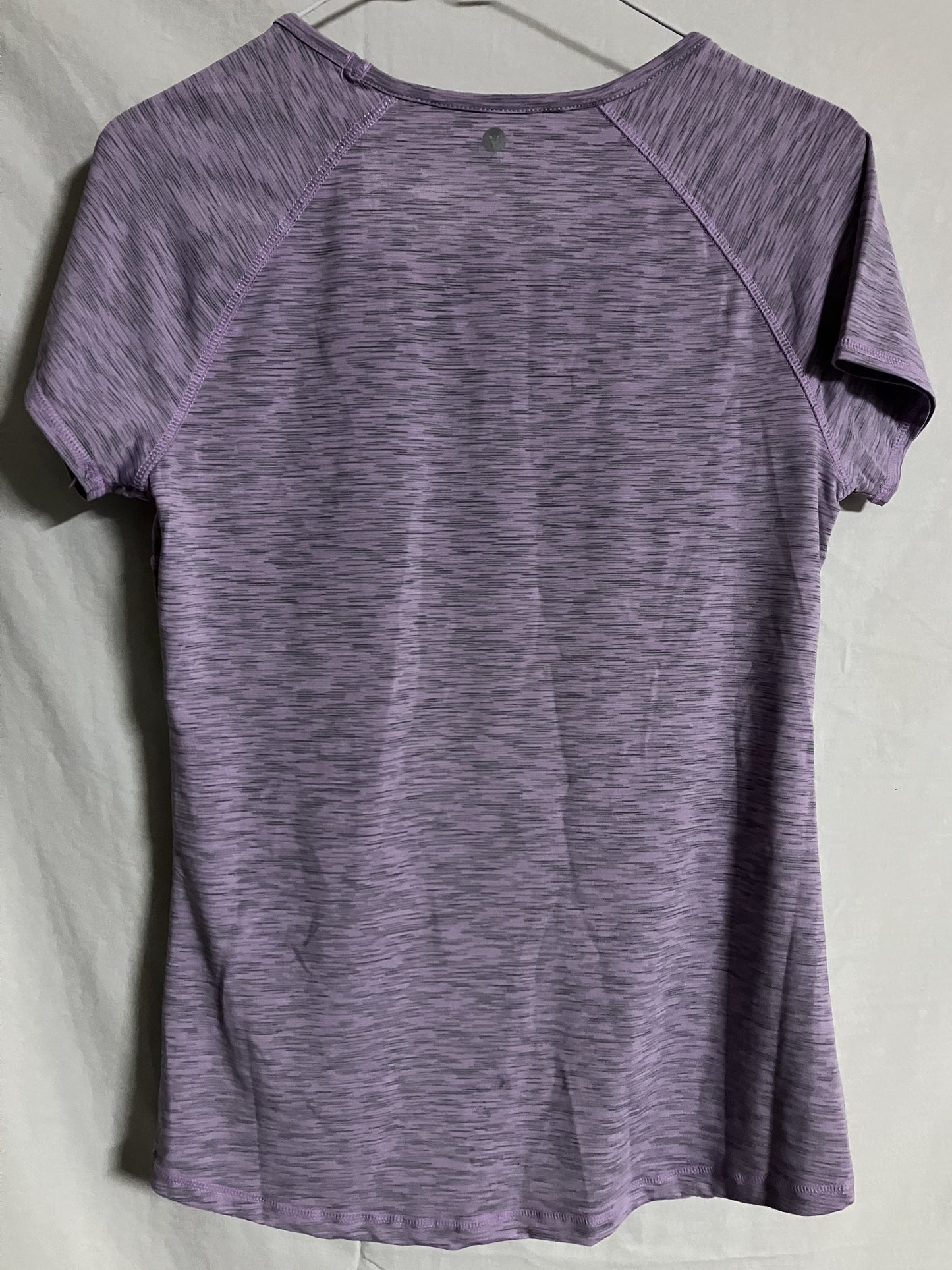 Women's Activewear Shirt, Velocity, Purple and Gray, Sz  Medium