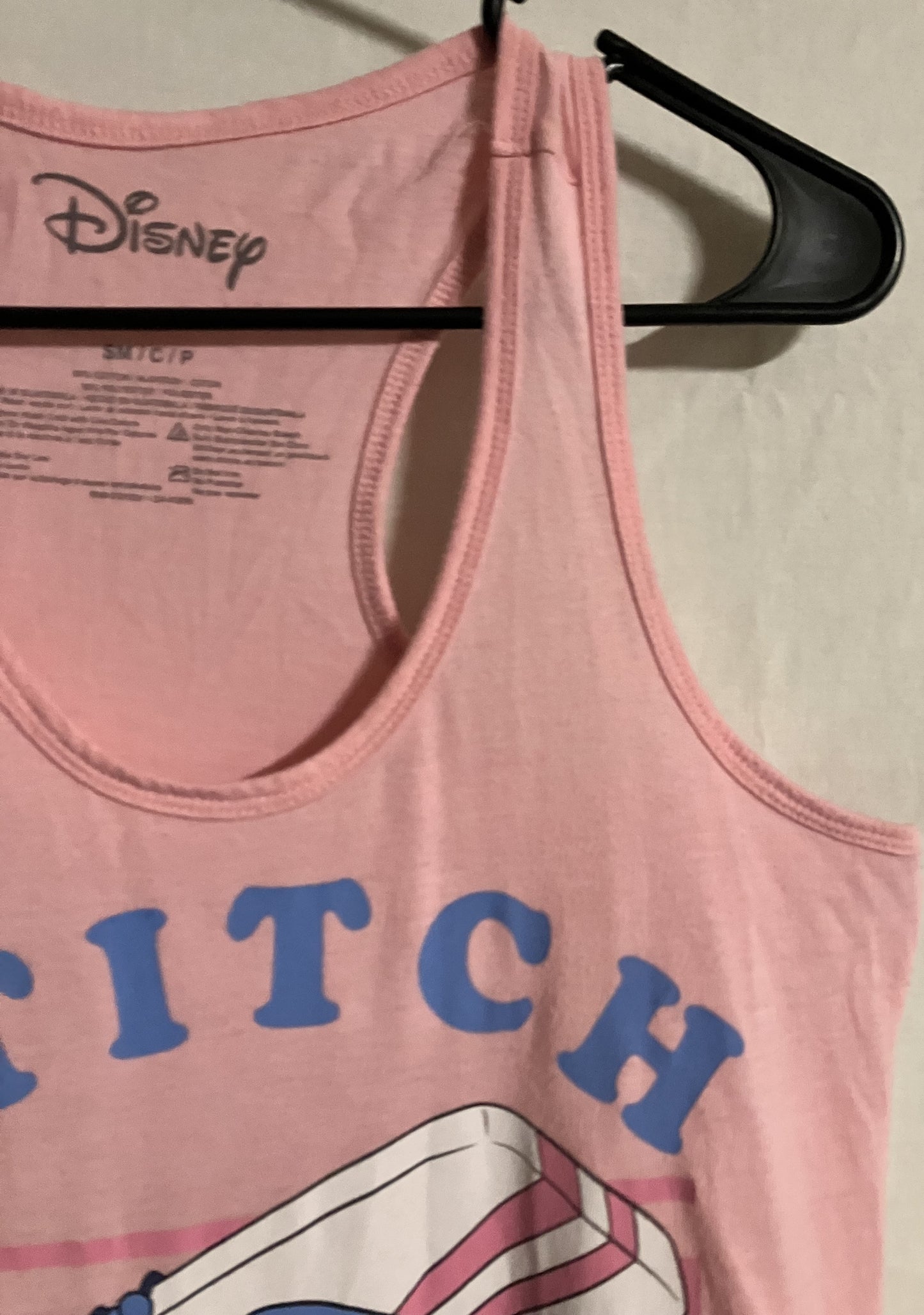 Disney "Stitch" Pink Tank Top - Small