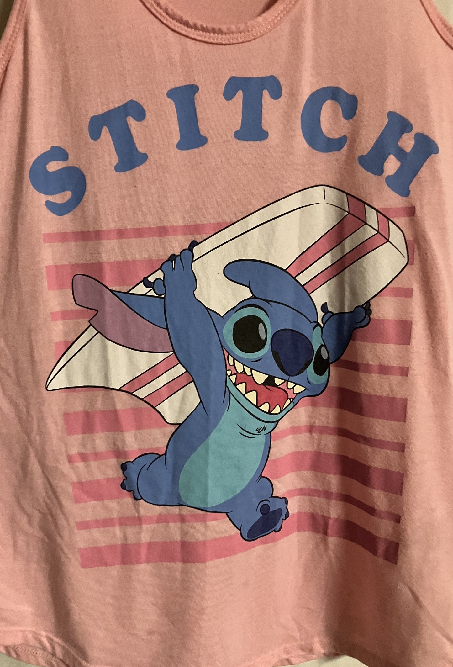 Disney "Stitch" Pink Tank Top - Small