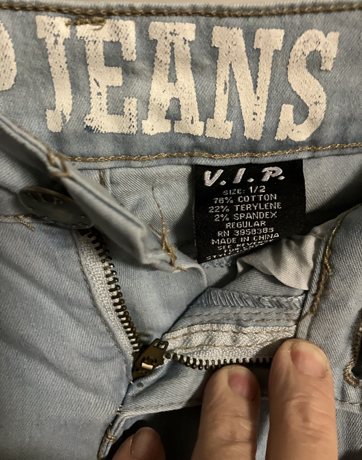 VIP Denim Blue Jeans-Size 1/2