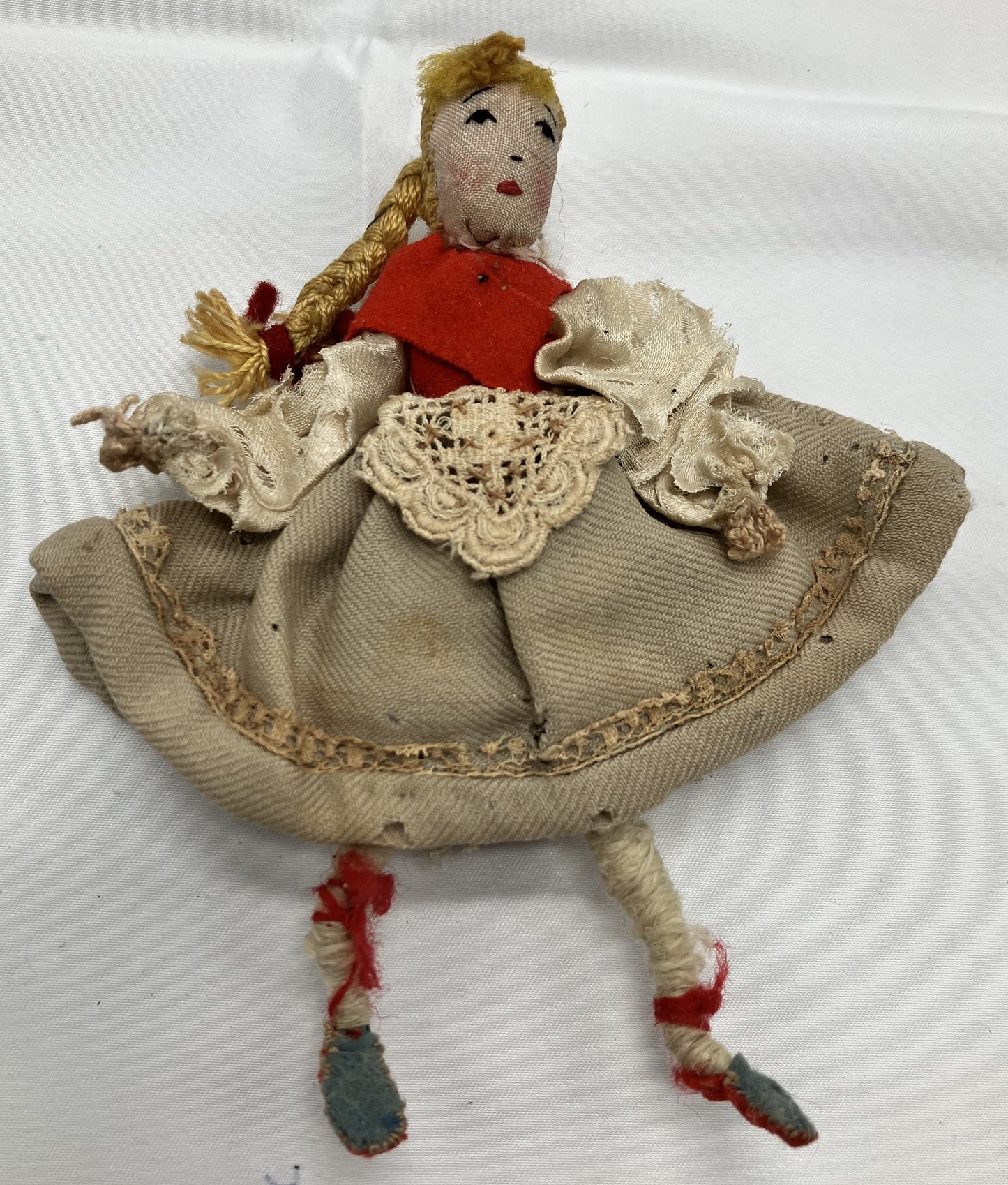 3 Antique Handmade Dolls