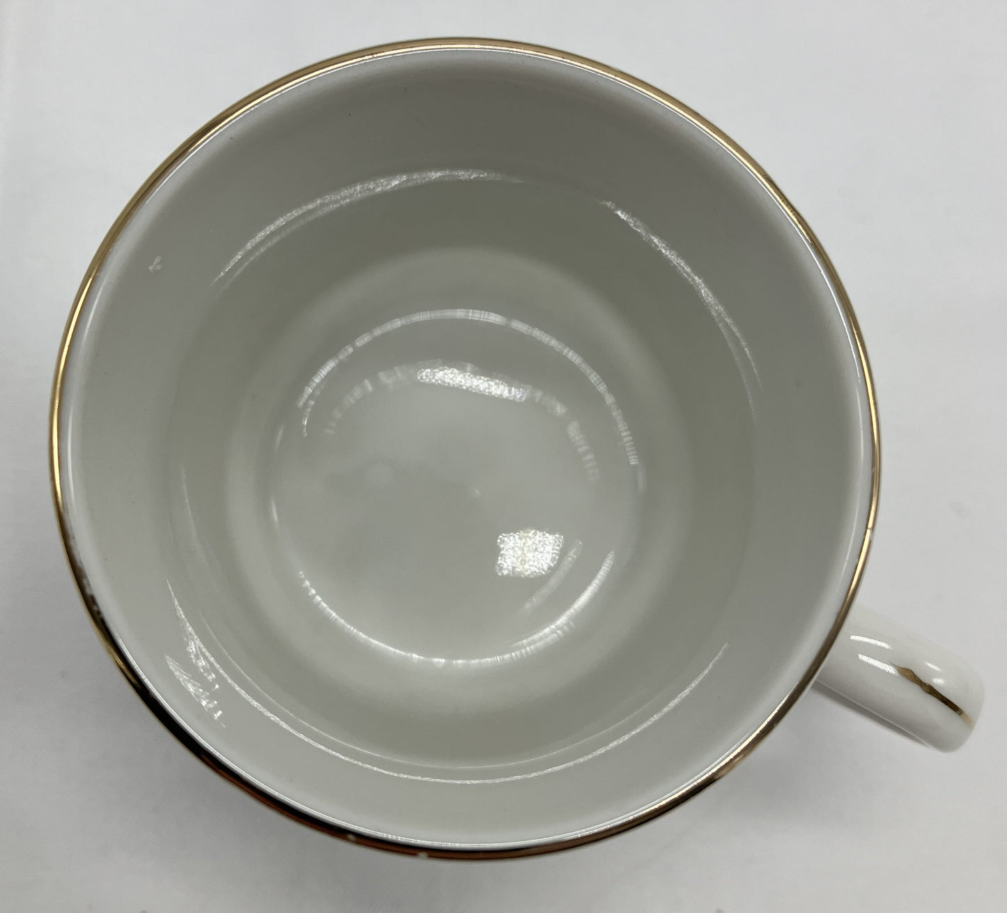 Antique "Snap Dragon" Demi Tasse / Teacup and Saucer, Fine Porcelain.