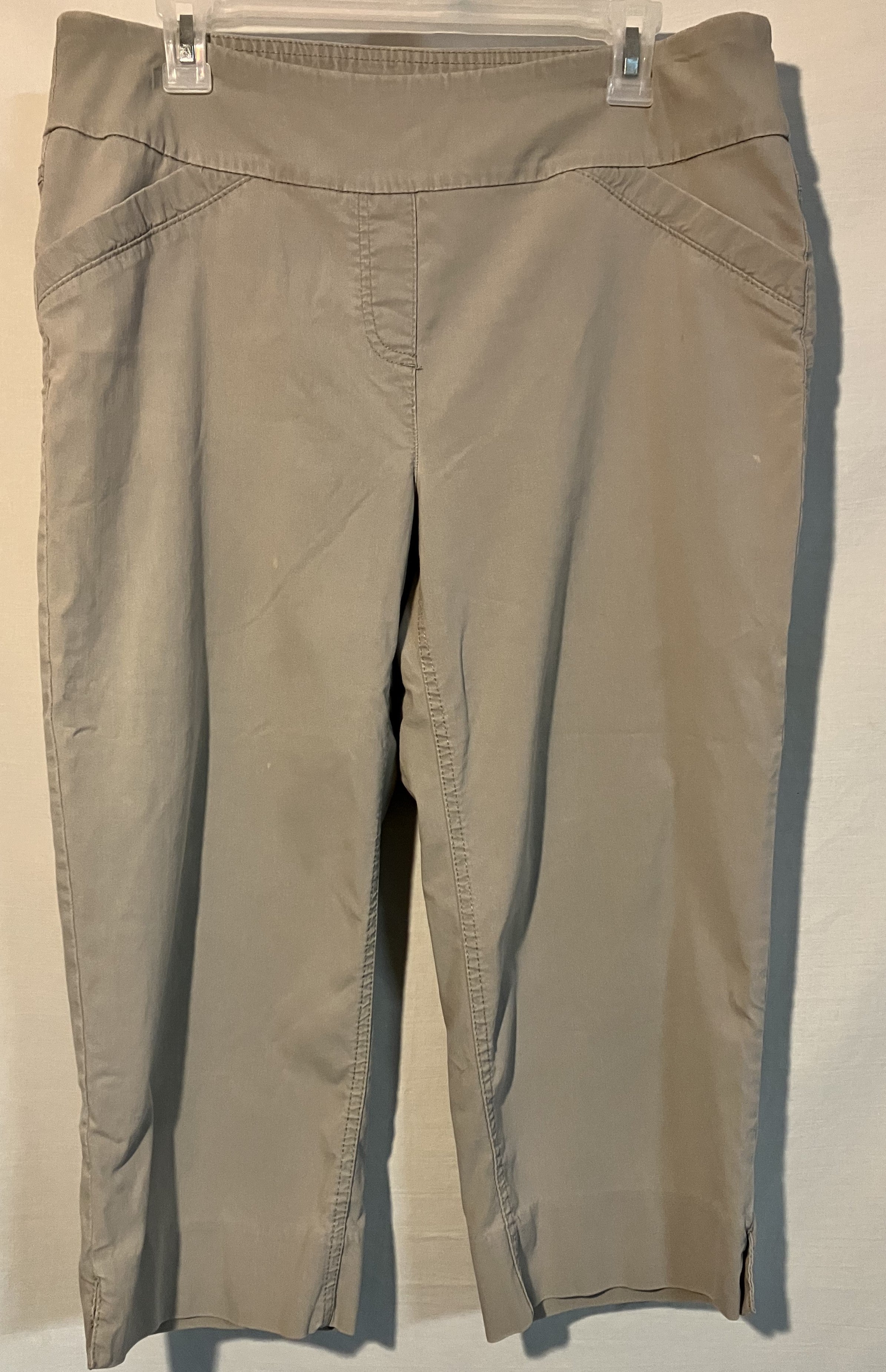 Capri Pants, Tan Size 14 by Westbound – Maggie's Mall