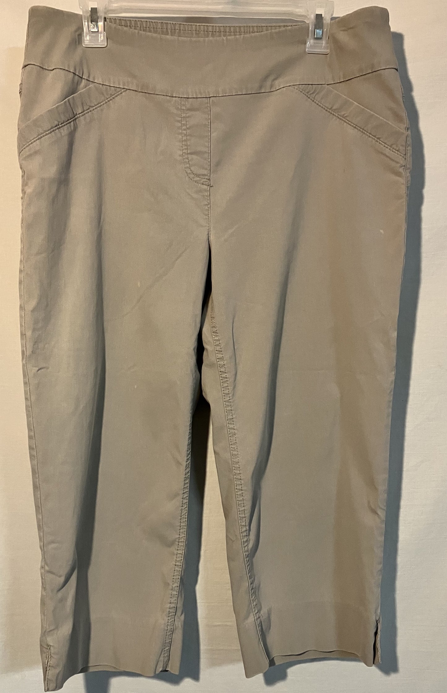 Capri Pants, Tan Size 14 by Westbound