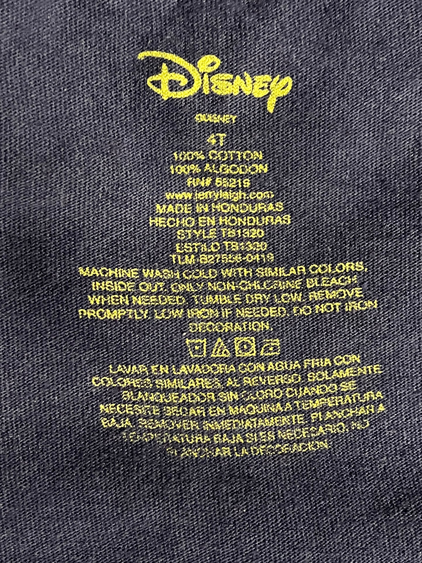 Disney T-shirt, for Toddler/Kids 2019, Sz 4T