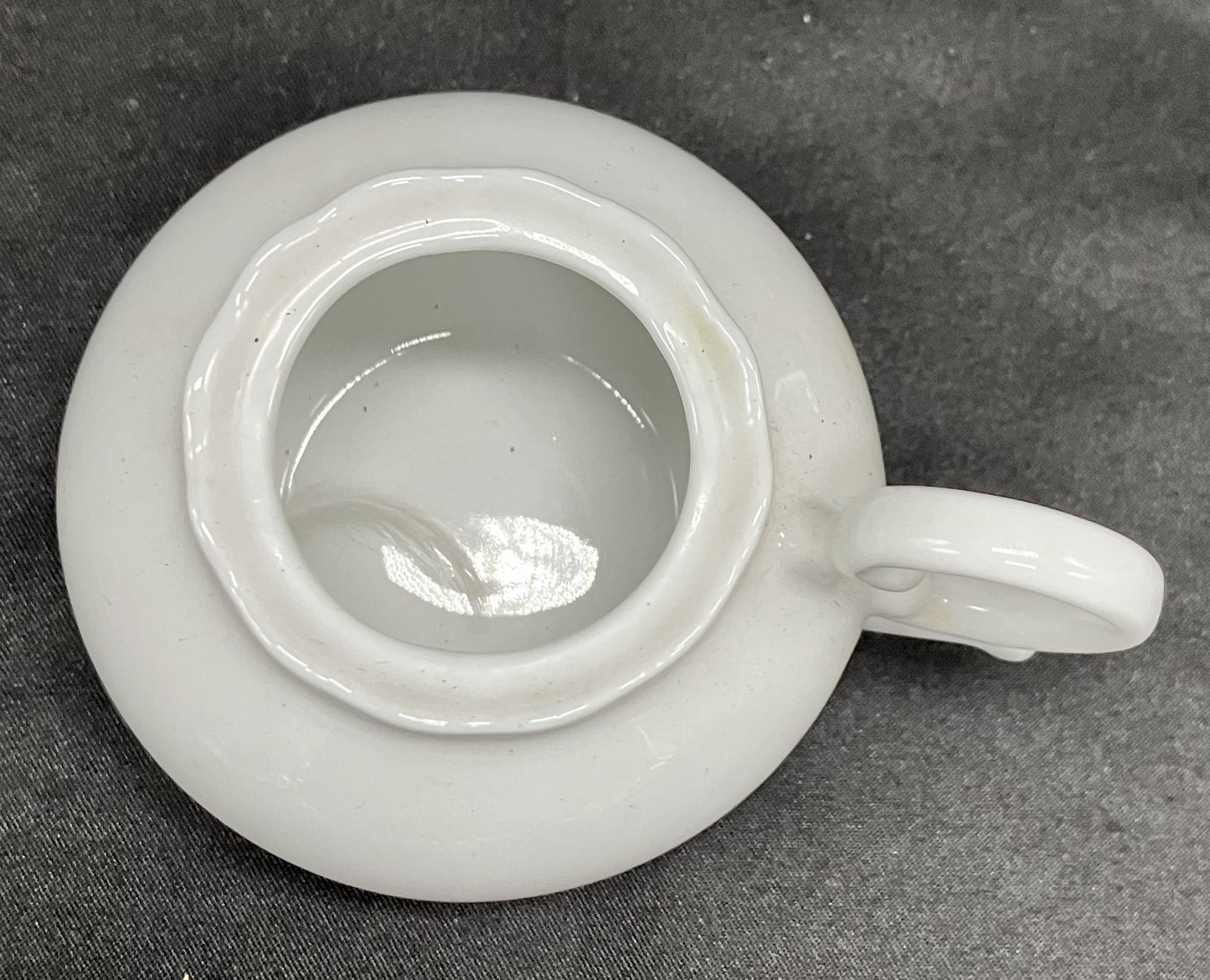 Porcelain Salt/Sugar dish with spoon