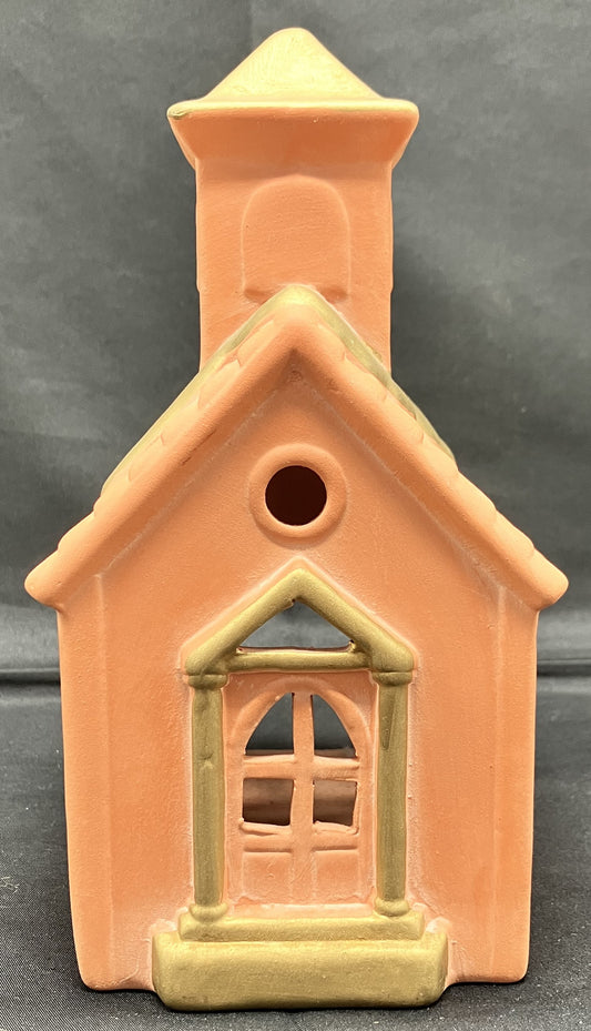 Studio Nova Terra Cotta Chapel Votive Candle Holder