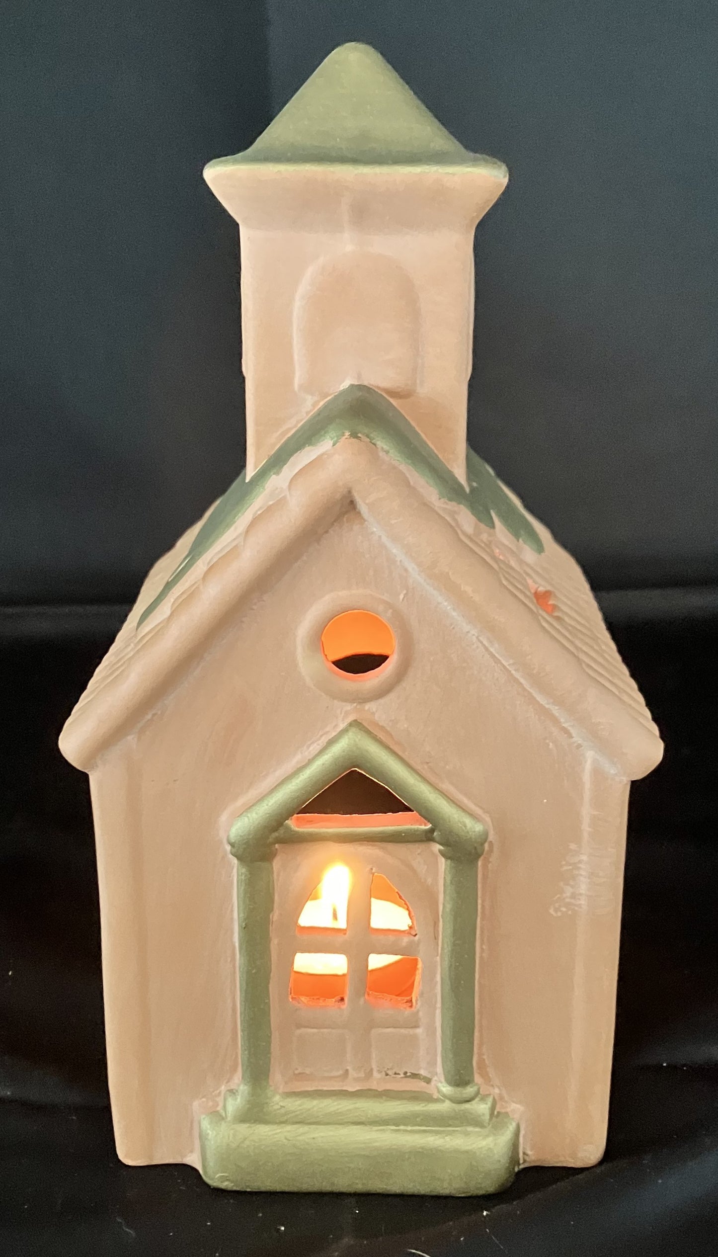 Studio Nova Terra Cotta Chapel Votive Candle Holder