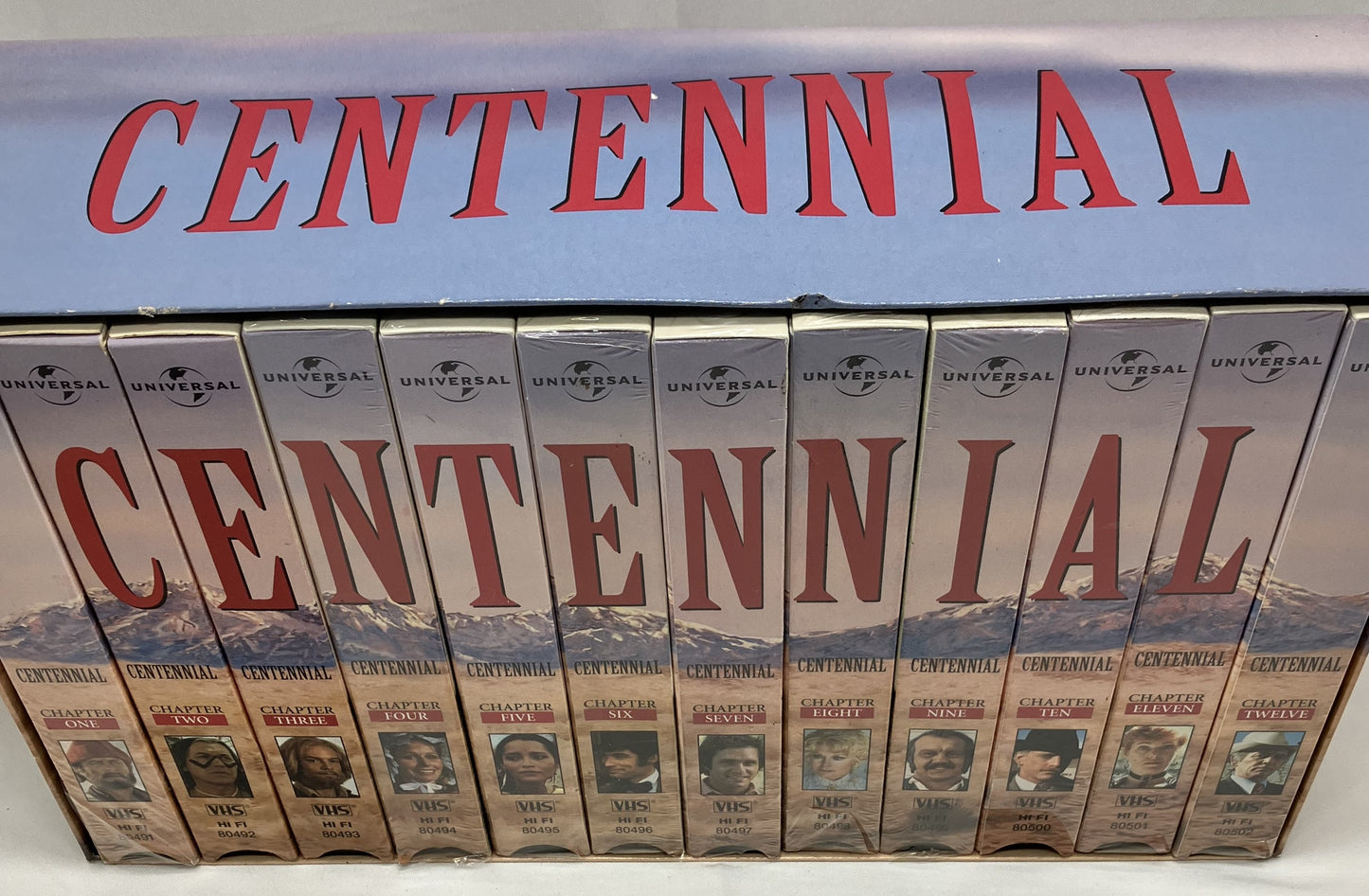 Centennial Mini Series on VHS Tapes, Complete Box Set