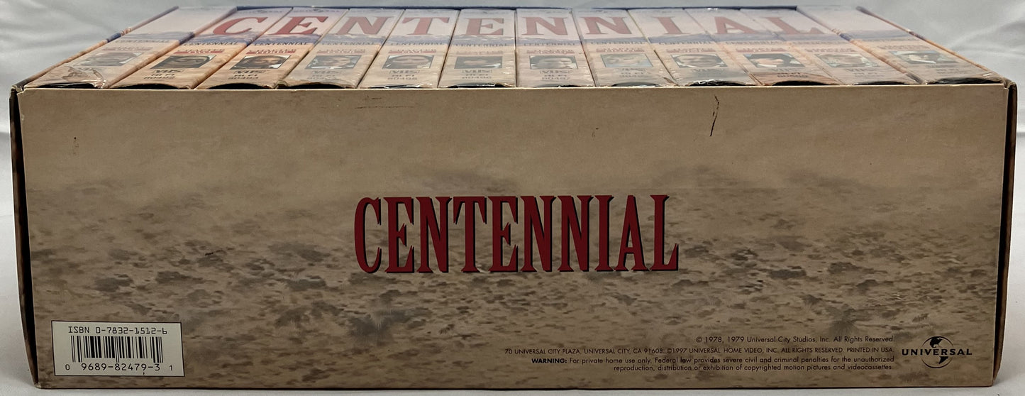 Centennial Mini Series on VHS Tapes, Complete Box Set