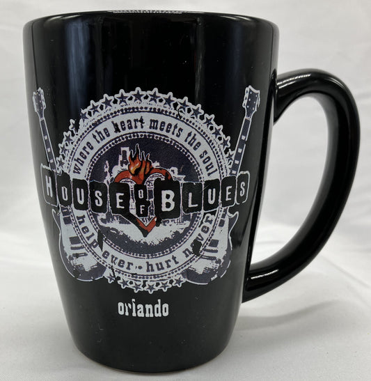 House of Blues Orlando Mug, Black. Preowned.