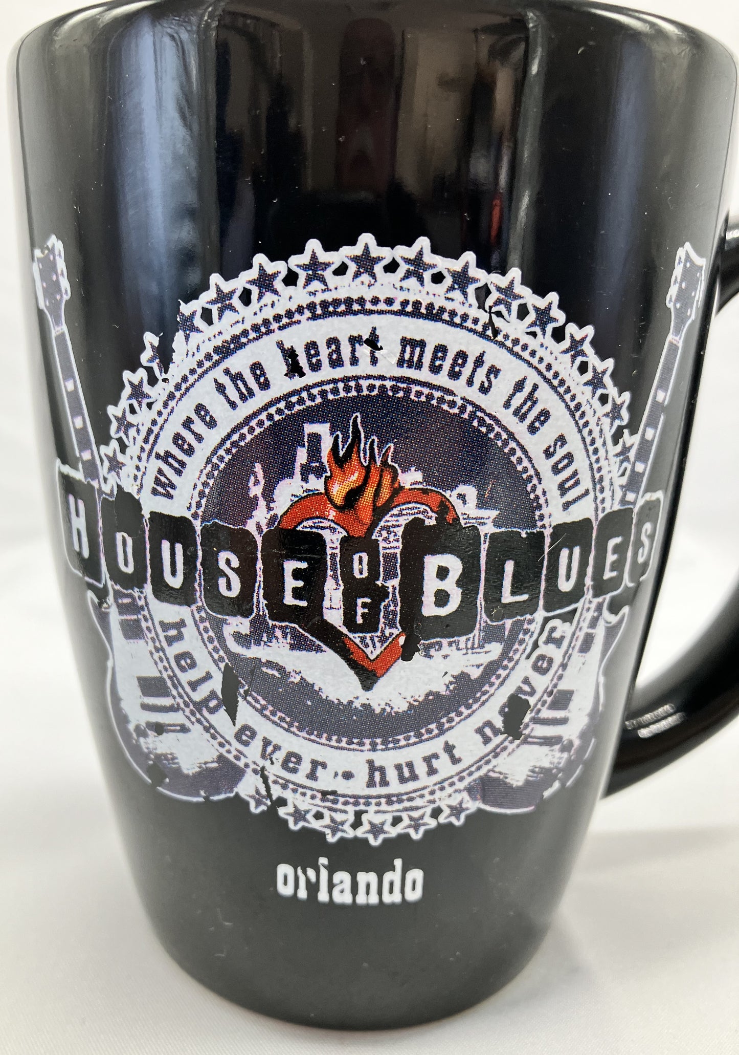 House of Blues Orlando Mug, Black. Preowned.