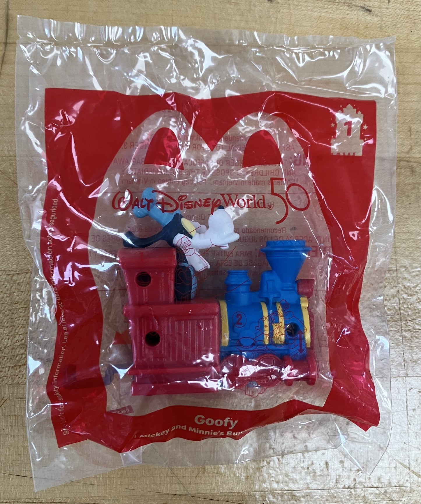 McDonald's Happy Meal Toy Walt Disney World 50th Anniversary Goofy