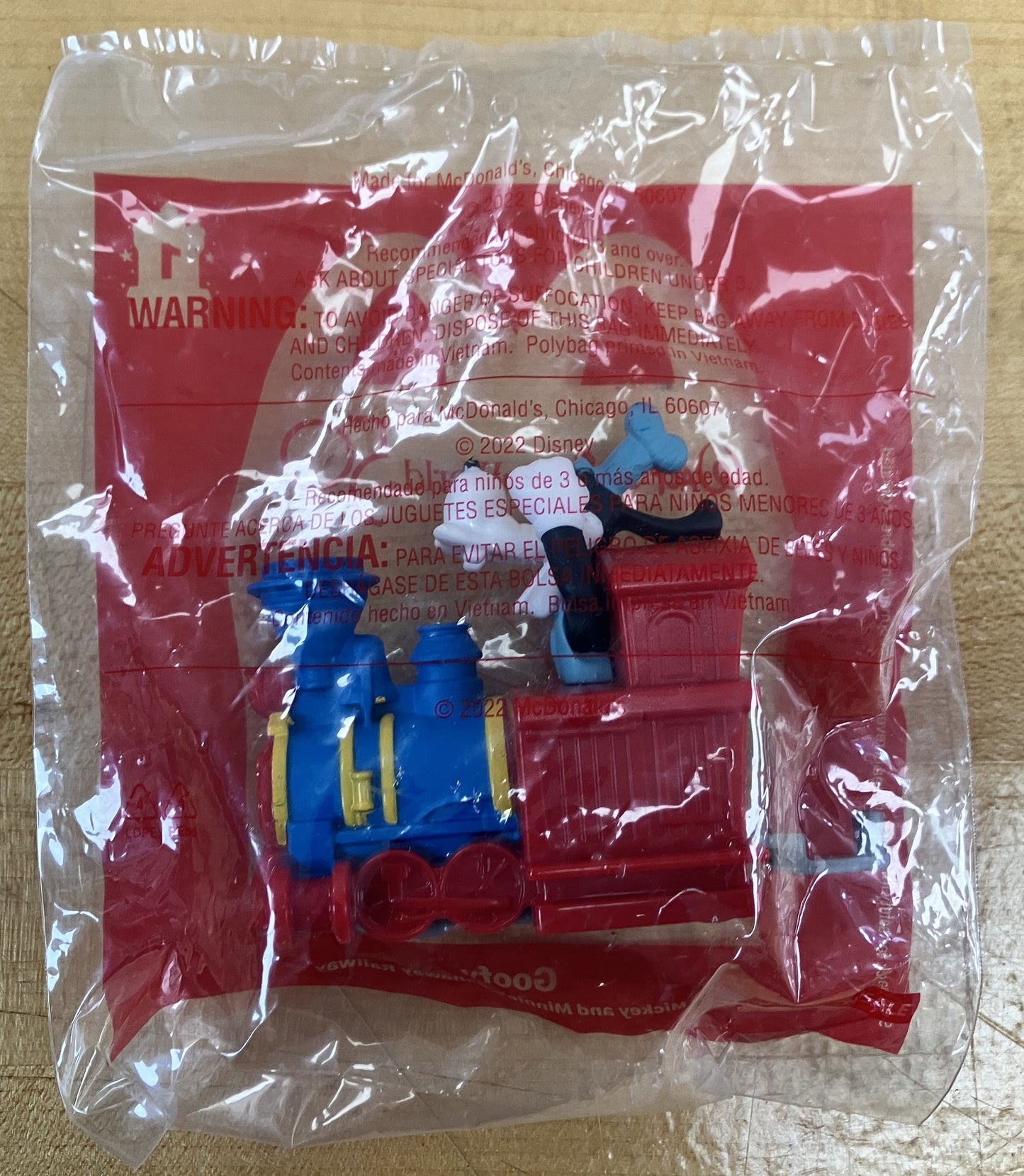 McDonald's Happy Meal Toy Walt Disney World 50th Anniversary Goofy