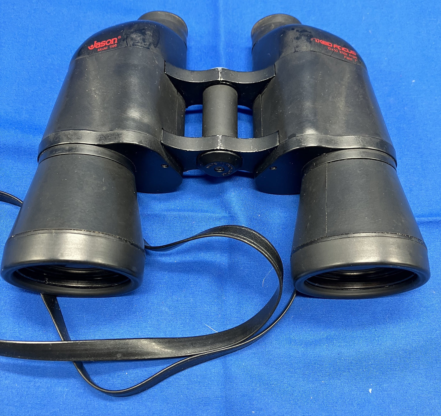 Jason Vintage Binoculars Model 1196 Fixed Focus 10x50 Wide Angle Field 7°