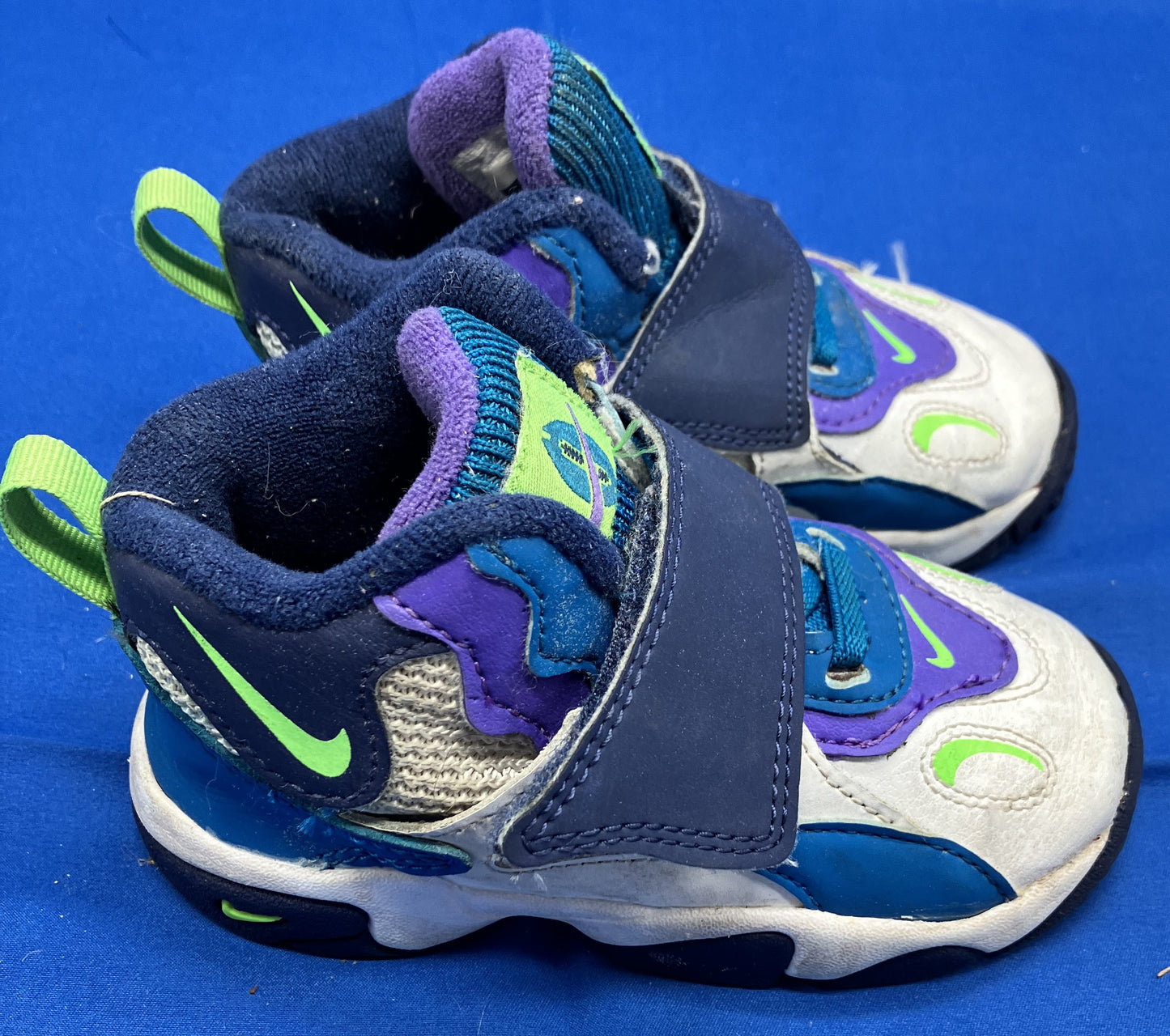 Nike Boys Sz 8C Speed Turf BV2526-400 PS Blue/Purple Football