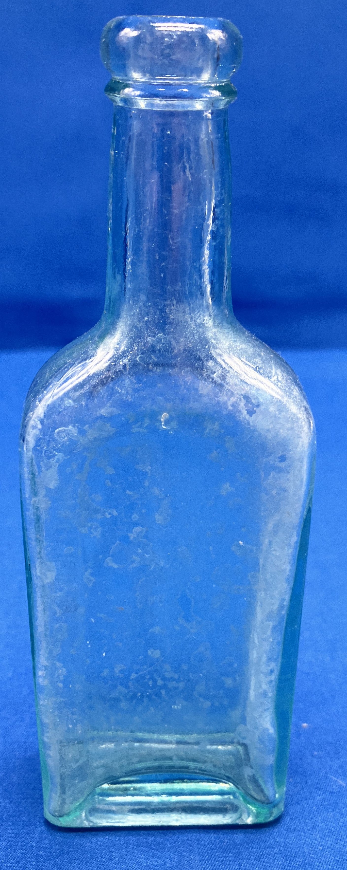 Antique Embossed Glass Bottle Charles H Fletcher's Castoria