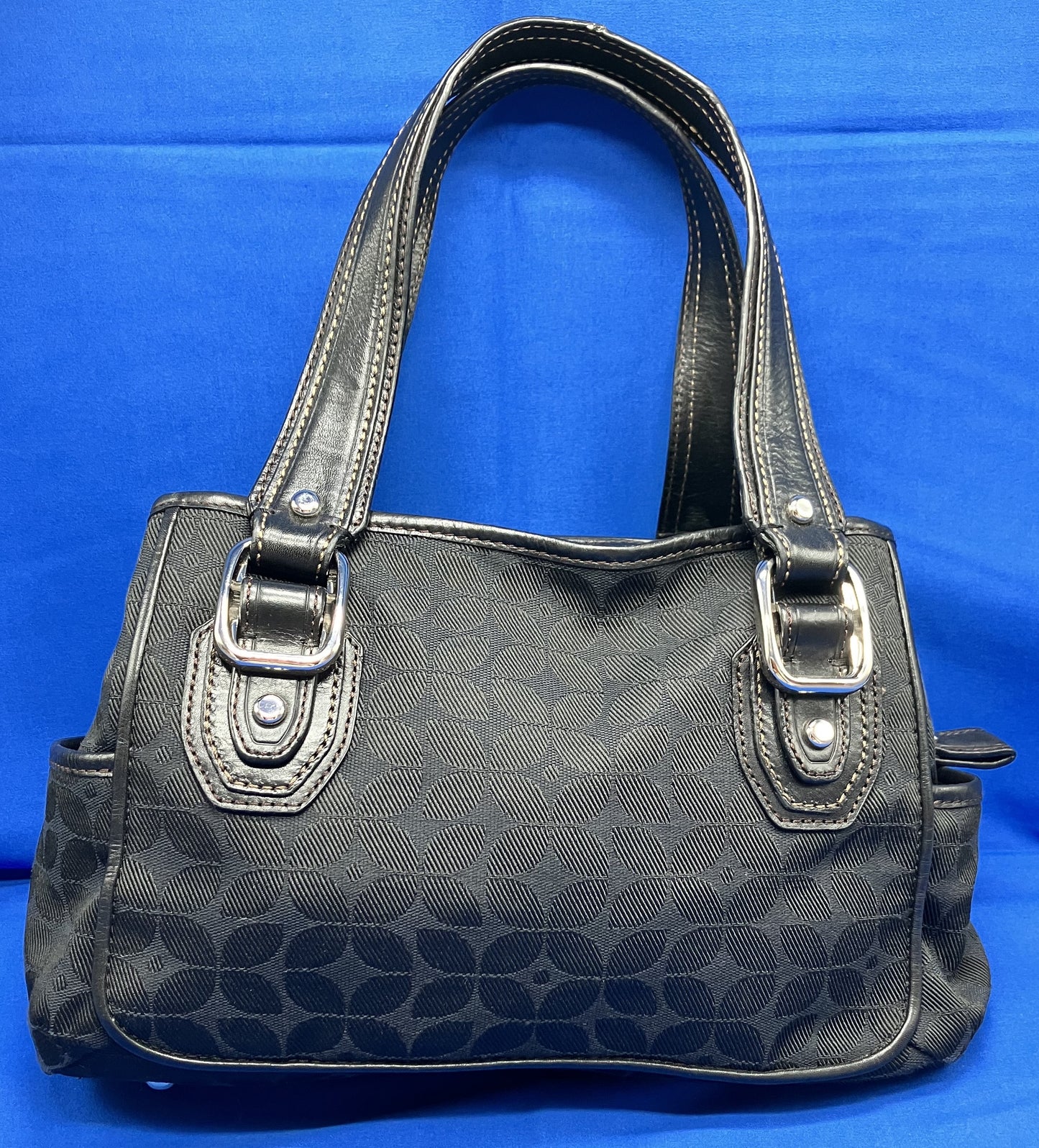 Fossil Satchel Purse Handbag Black ZB2730