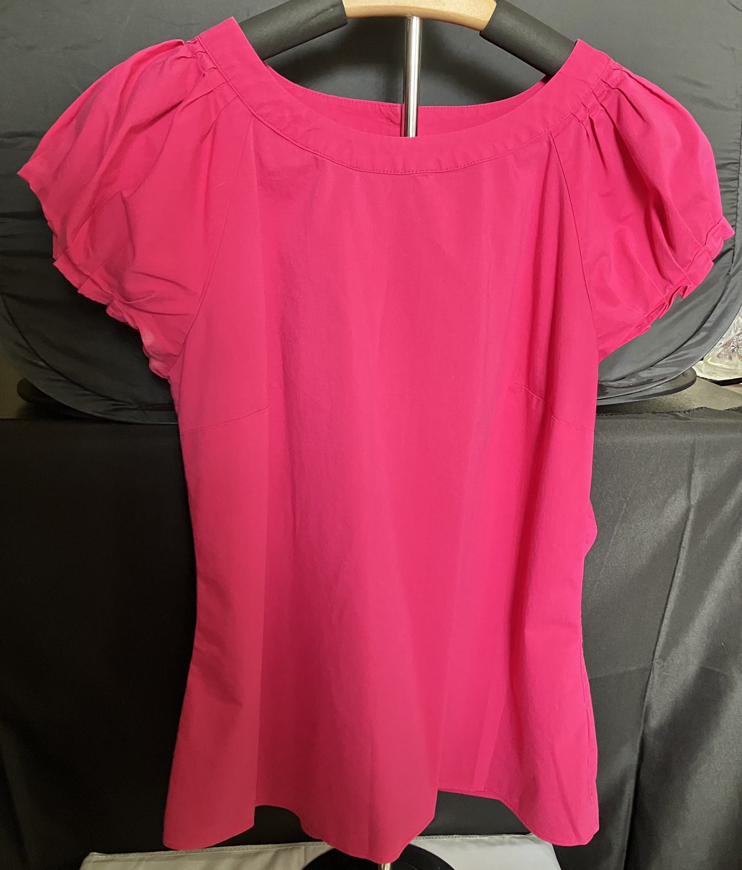 Pink Blouse with Ruffled Sleeves By Worthington Medium