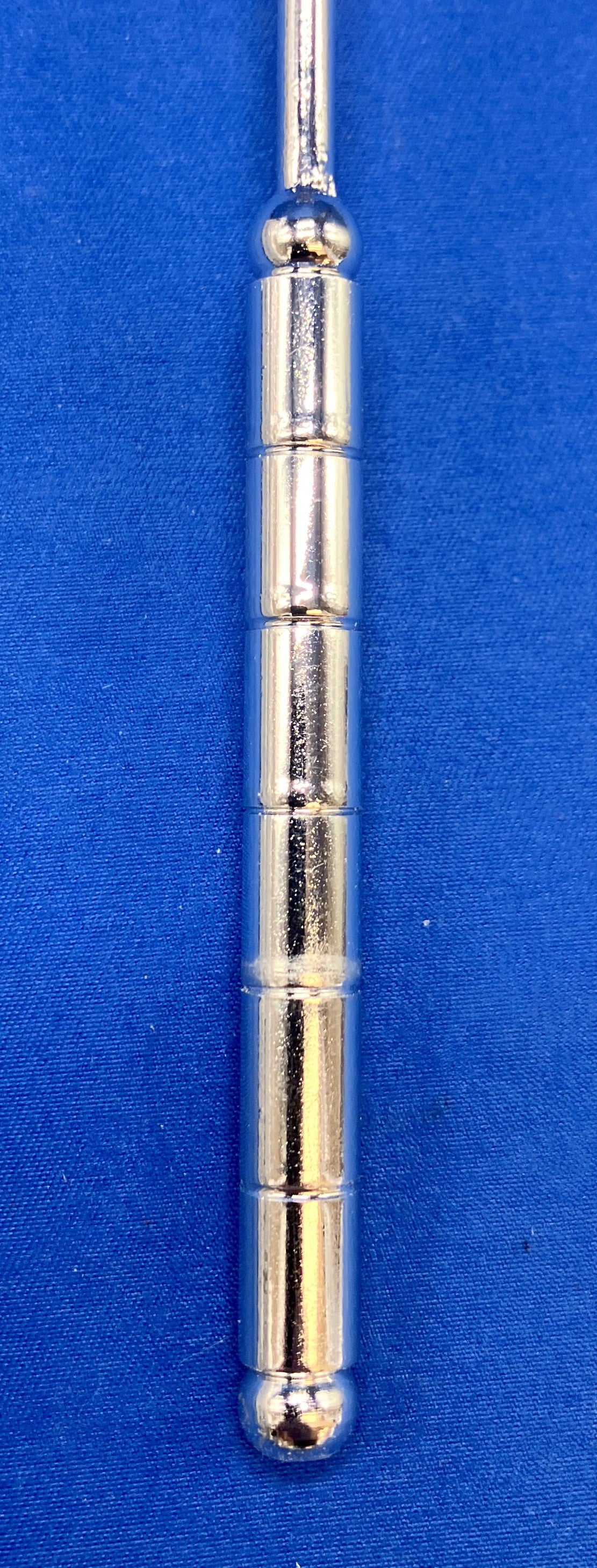 Poinsettia Candle Snuffer Vintage Dept 56 Gold & Silver