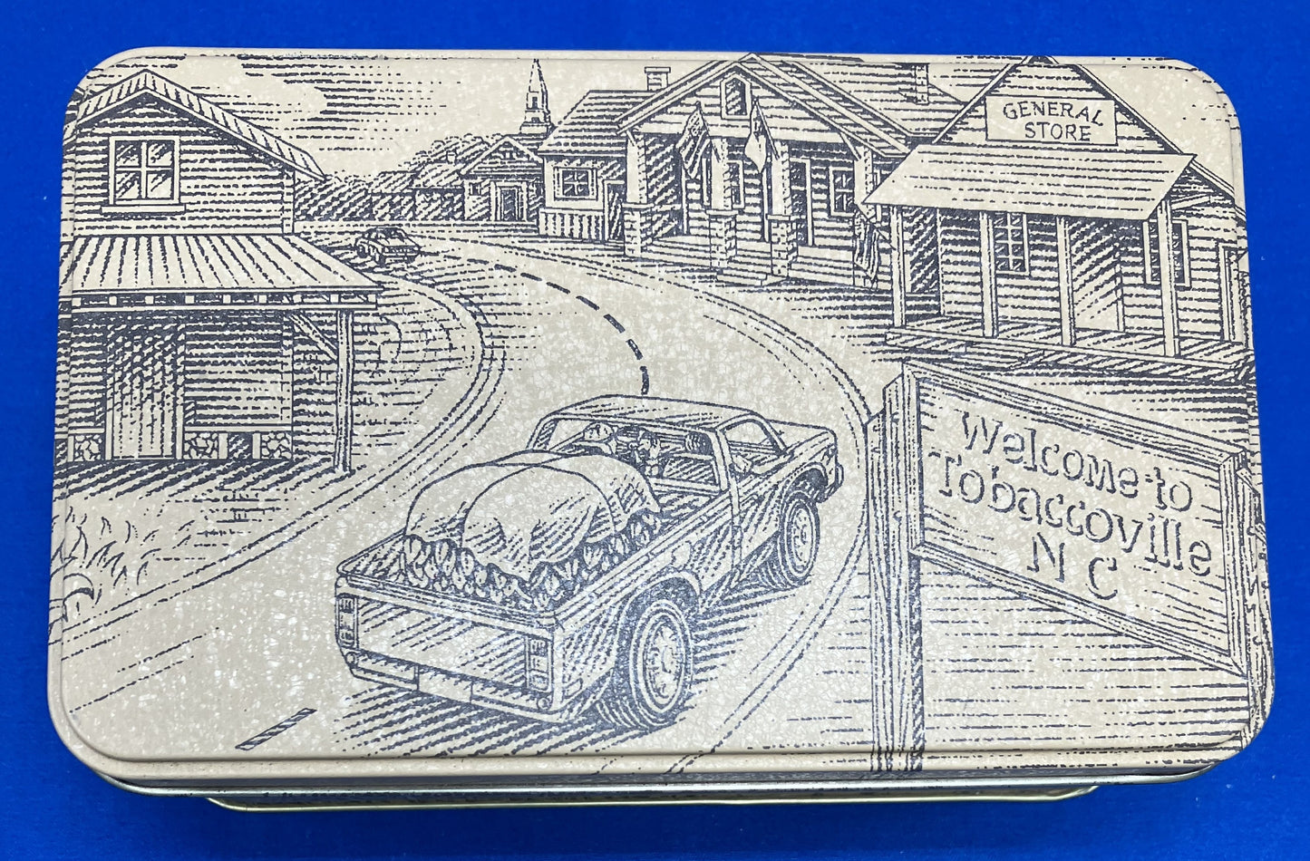 VINTAGE 1996 COLLECTIBLE DORAL CIGARETTE TIN WITH WOODEN MATCHES